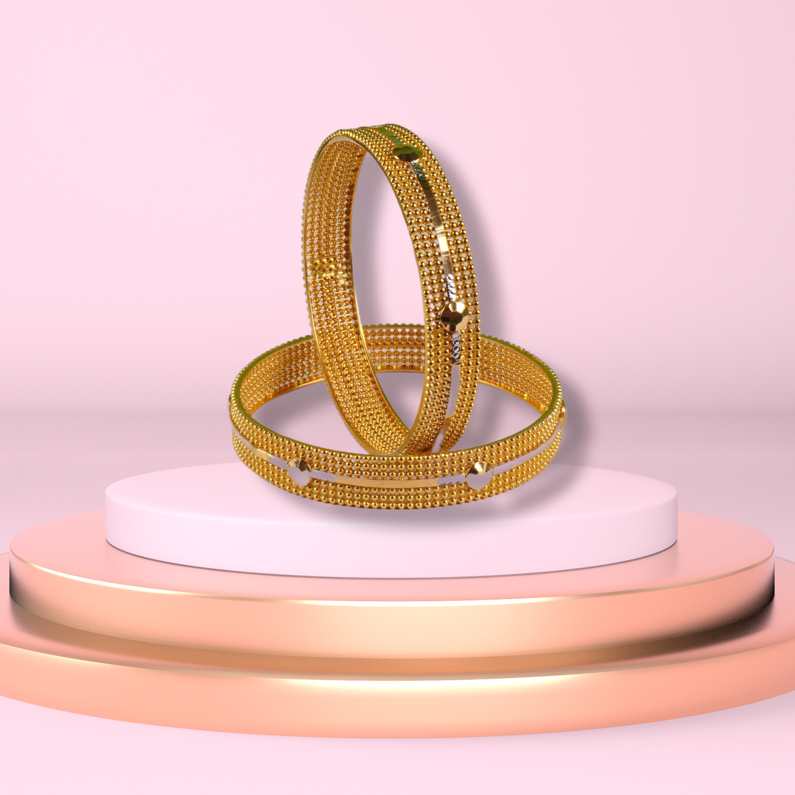Gold Bangles - 27.16 Gm