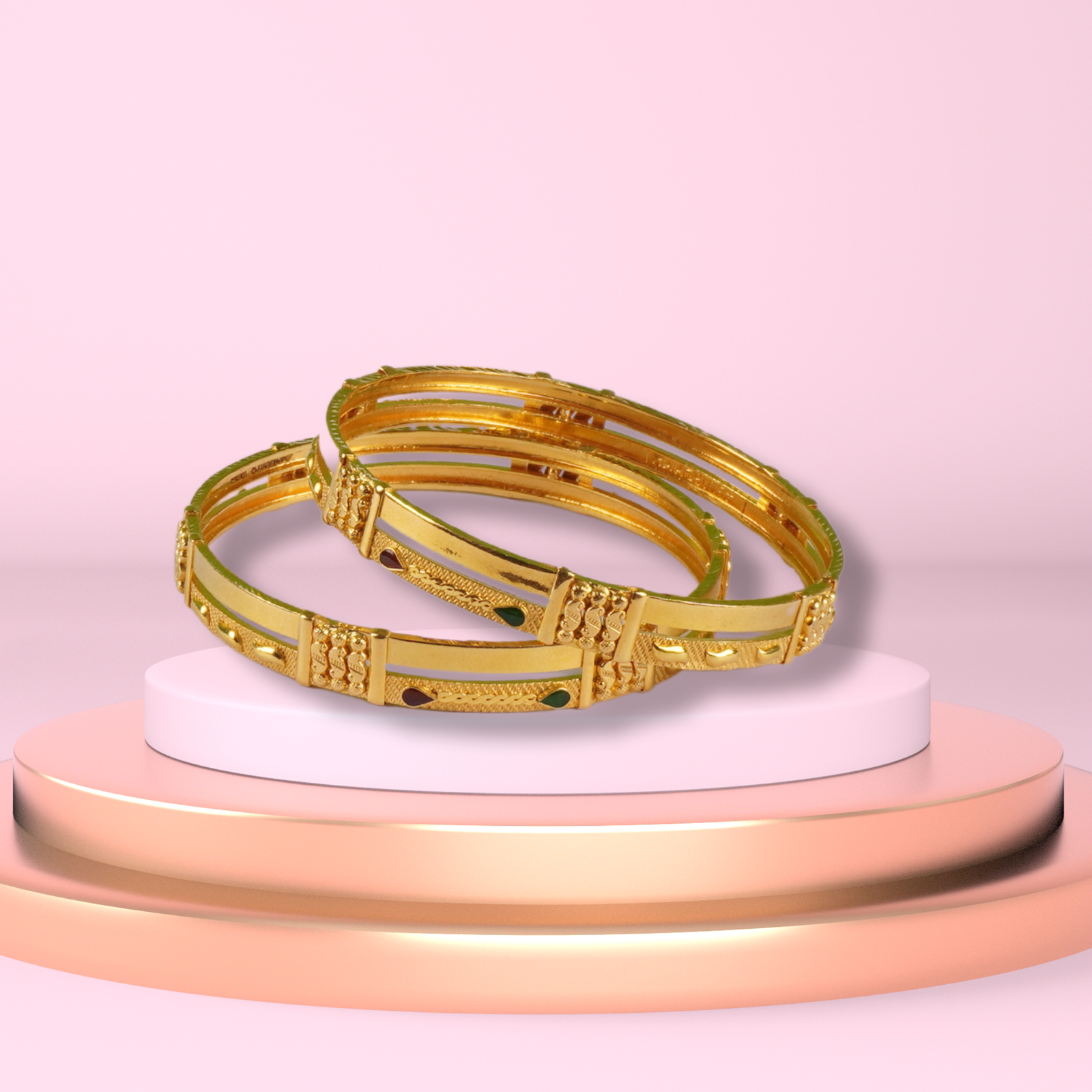 Gold Bangles - 31.94 Gm