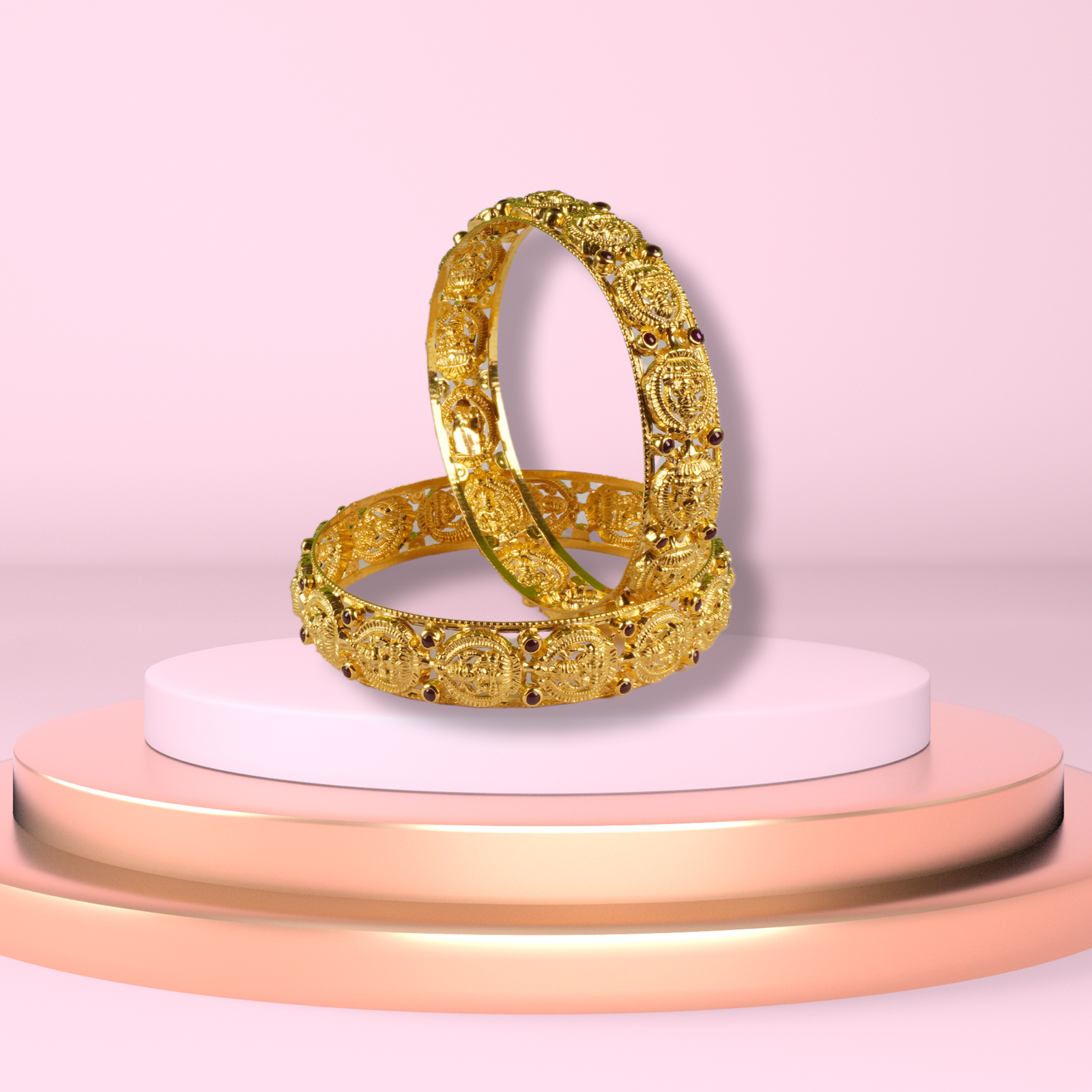 Gold Bangles - 33.21 Gm