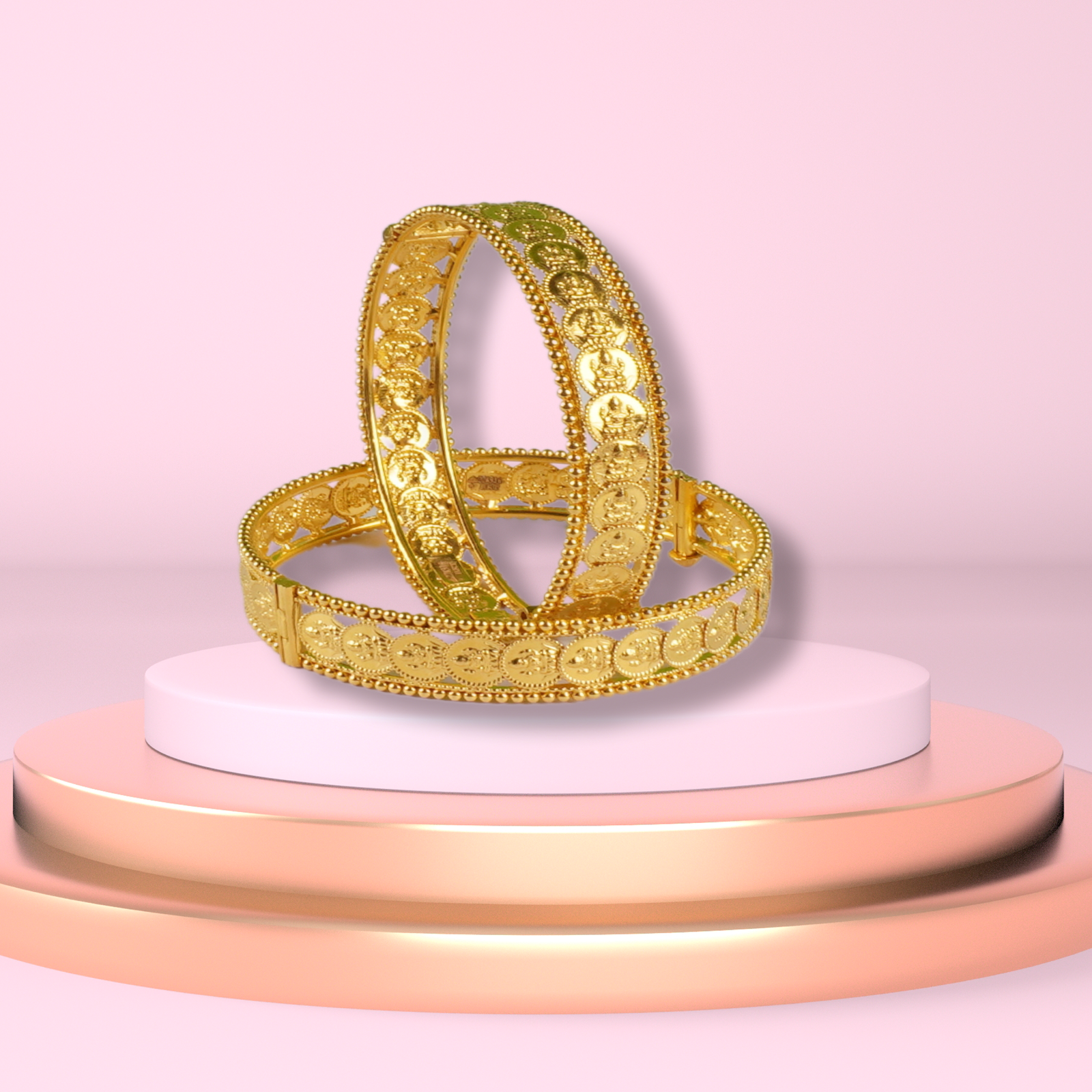 Gold Bangles - 39.99 Gm