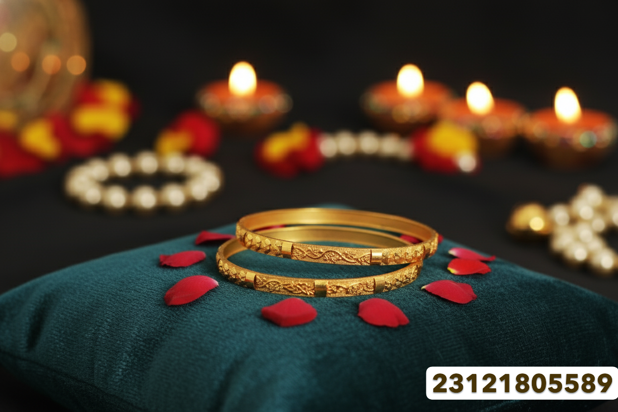 Gold Bangles - 19.88 Gm