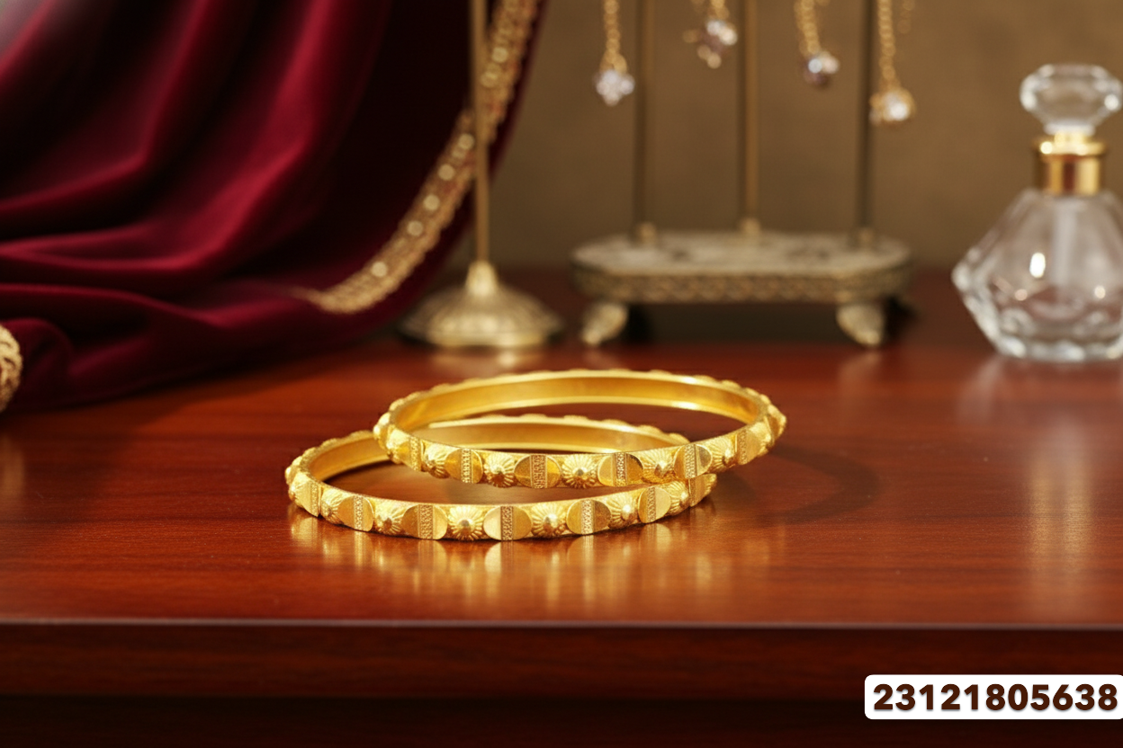 Gold Bangles - 23.84 Gm -02