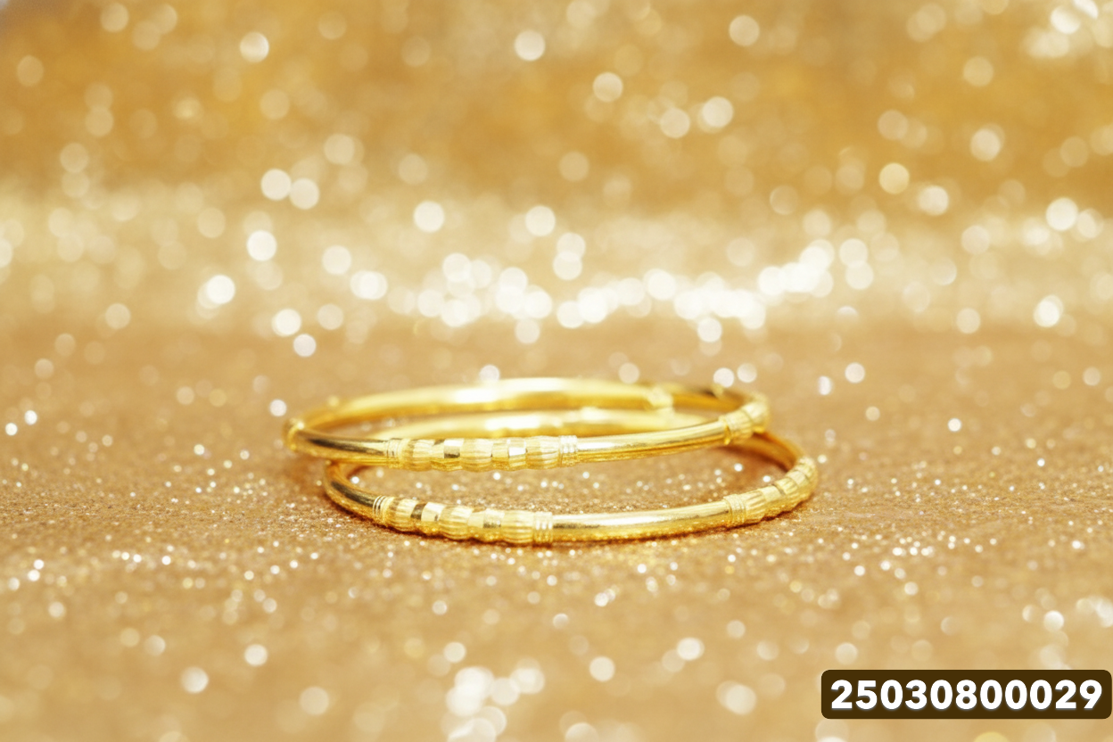 Gold Bangles - 23.84 Gm -03