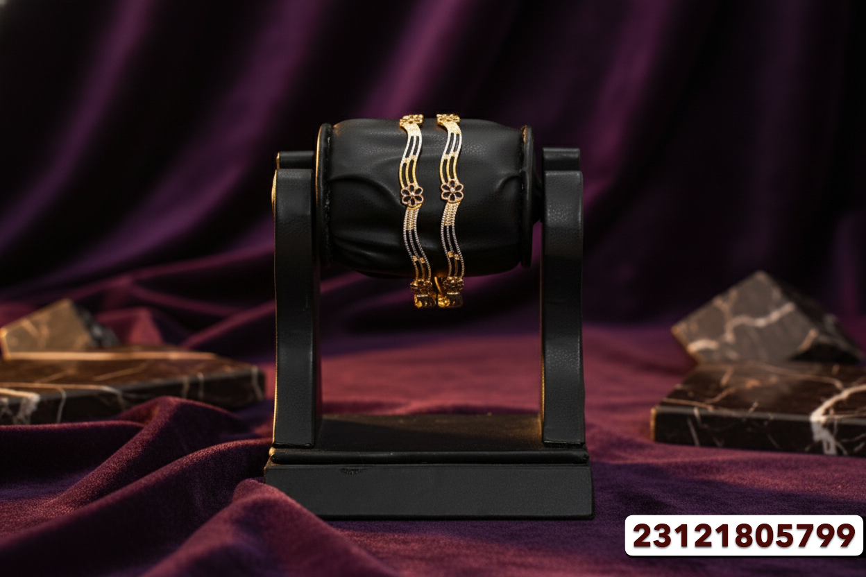 Gold Bangles - 24.7 Gm