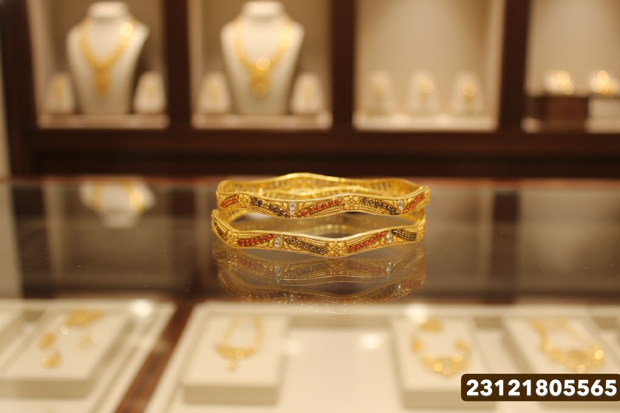 Gold Bangles - 33.32 Gm