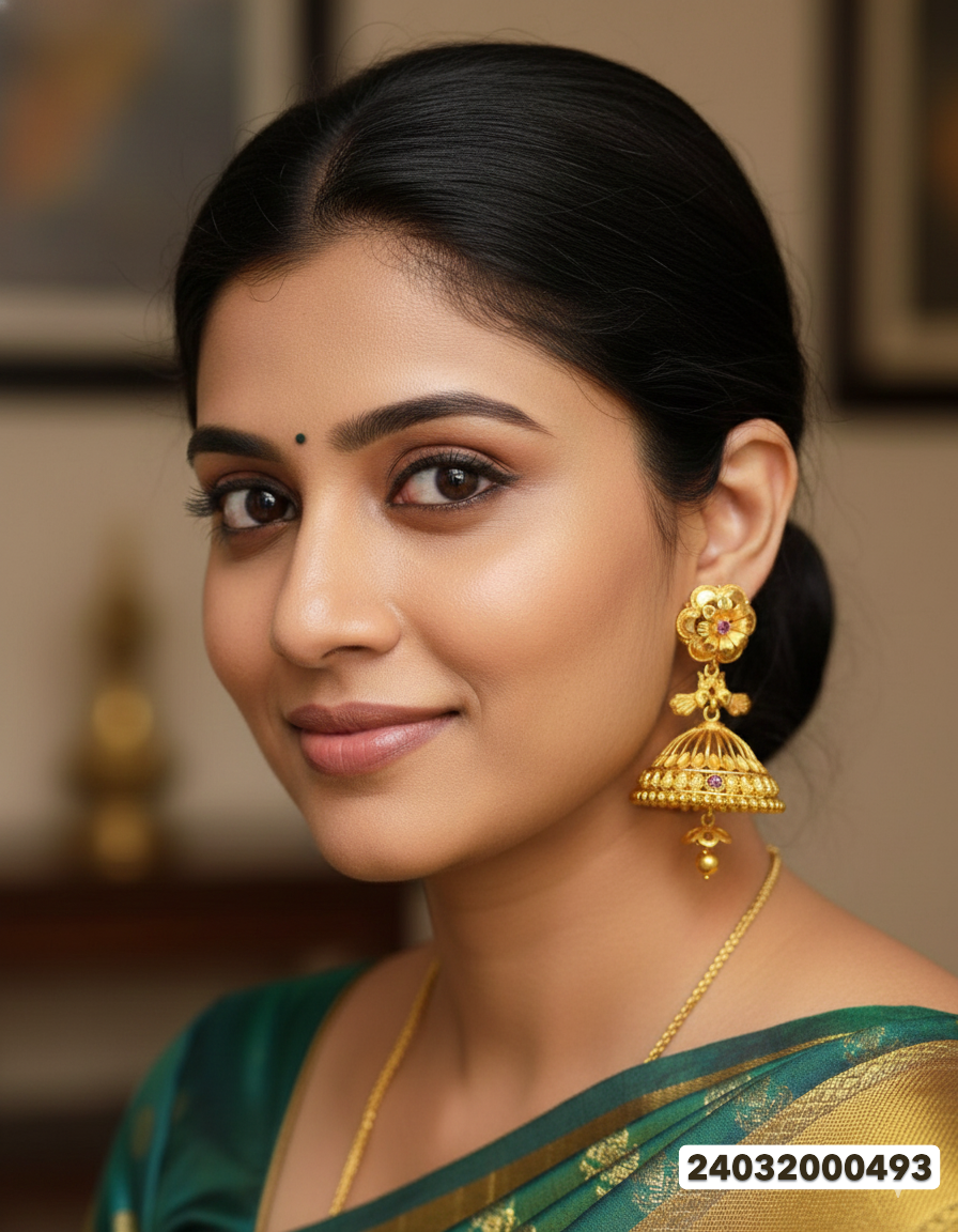 Gold Jimikki - 15.92 Gm