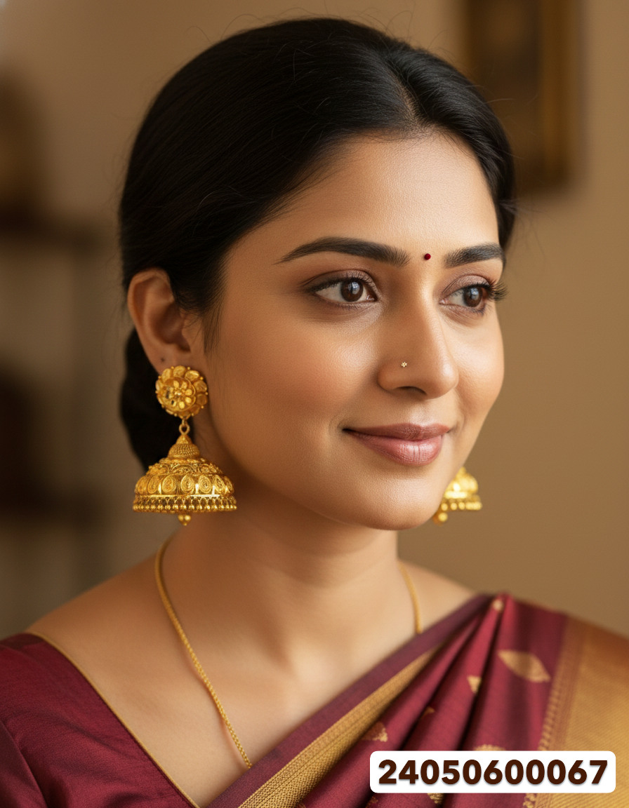 Gold Jimikki - 16.03 Gm