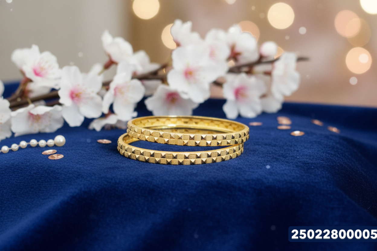 Gold Bangles Collection - 16.07 Gm
