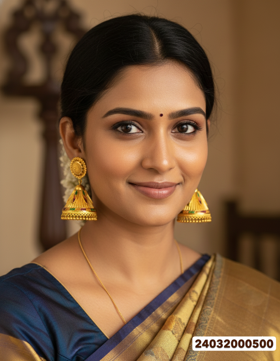 Gold Jimikki - 23.85 Gm