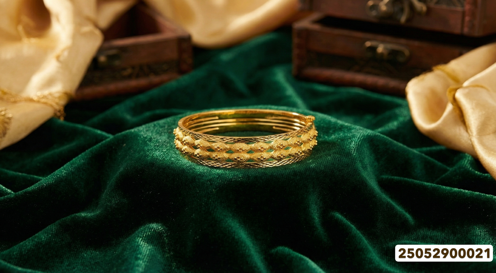 Gold Bangles Collection - 25.39 Gm