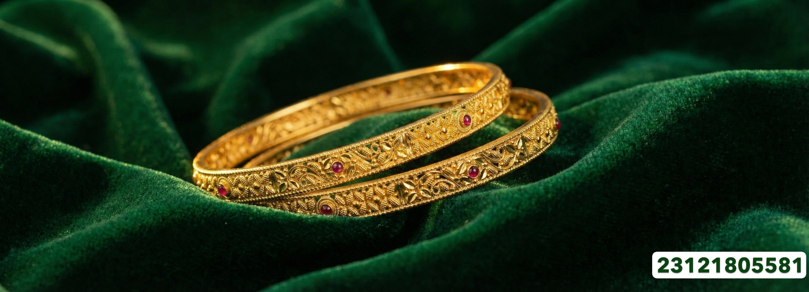 Gold Bangles Collection - 26.8 Gm