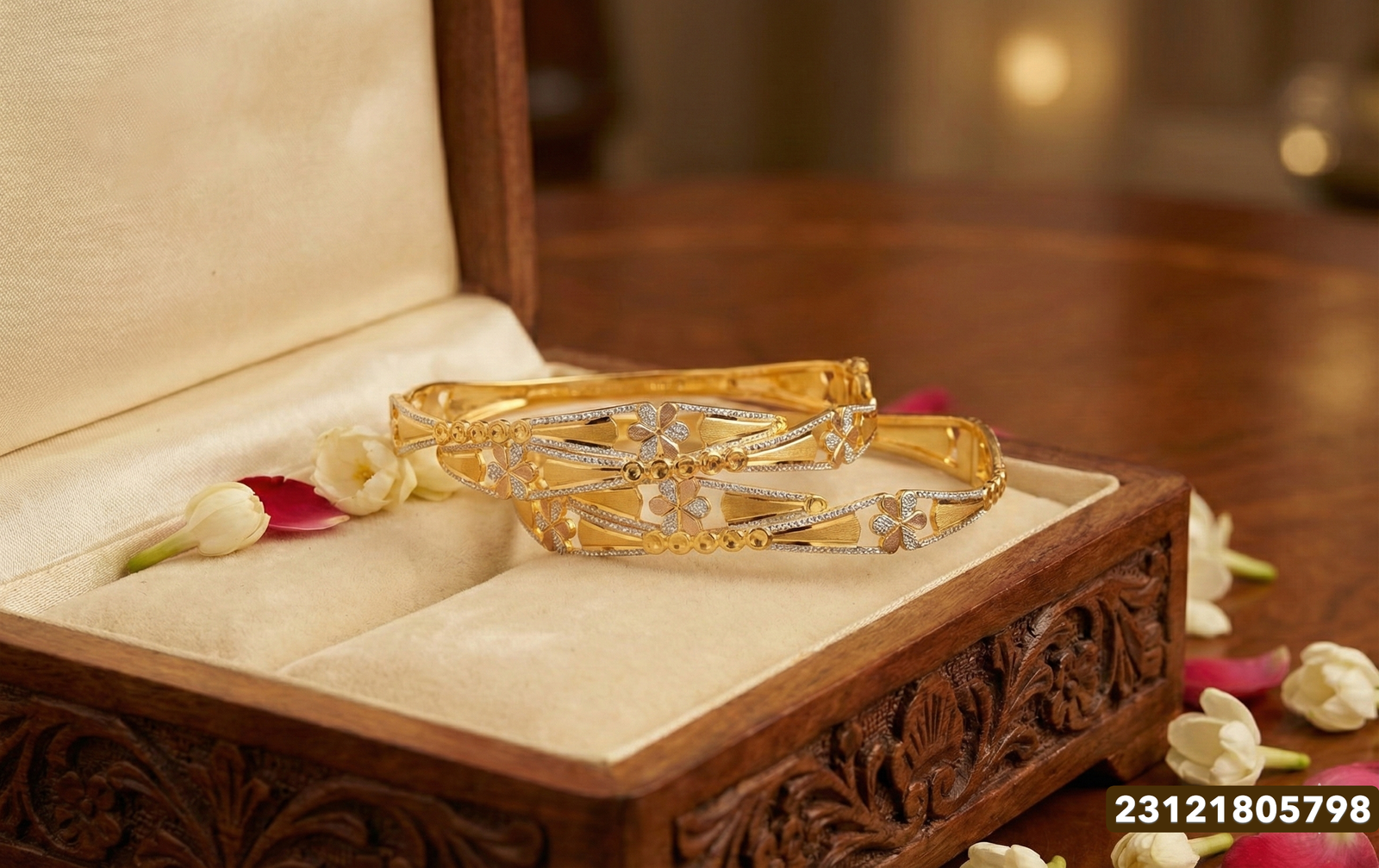 Gold Bangles Collection - 30.04 Gm