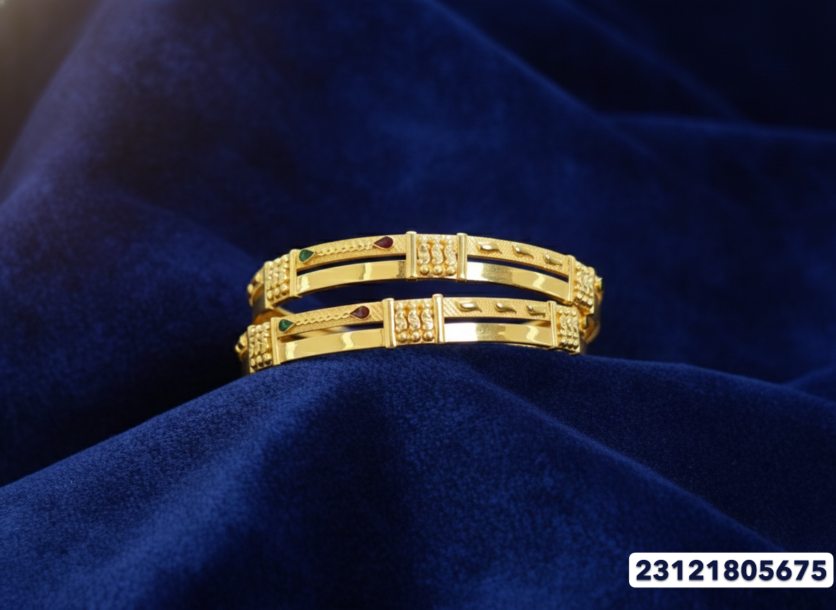 Gold Bangles Collection - 31.94 Gm
