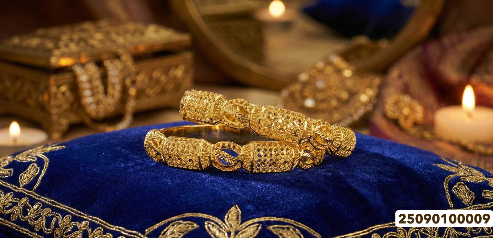 Gold Bangles Collection - 33.32 Gm