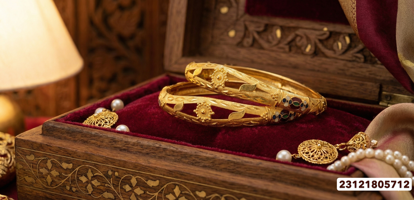 Gold Bangles Collection - 36.77 Gm