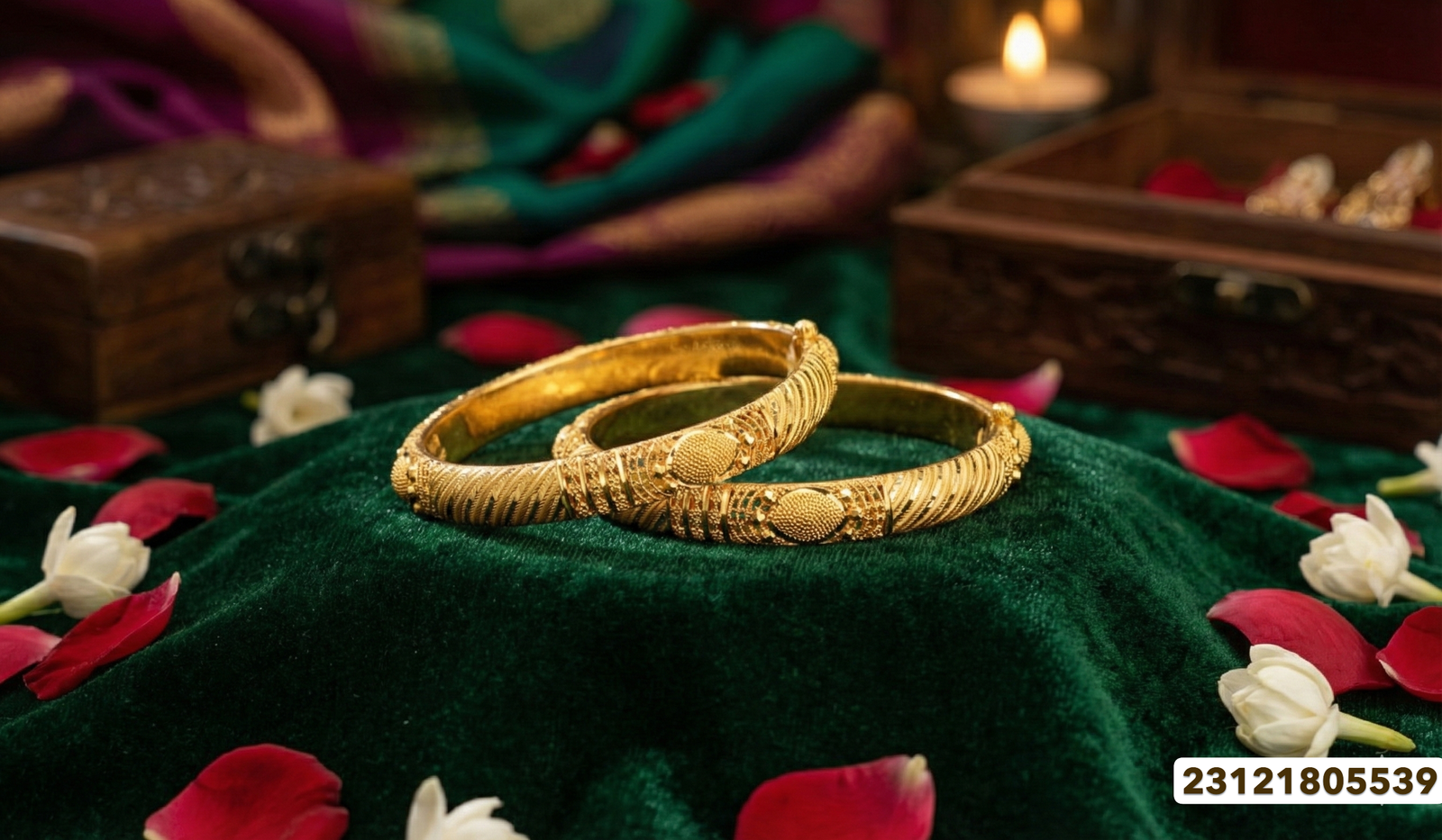 Gold Bangles Collection - 36.81 Gm