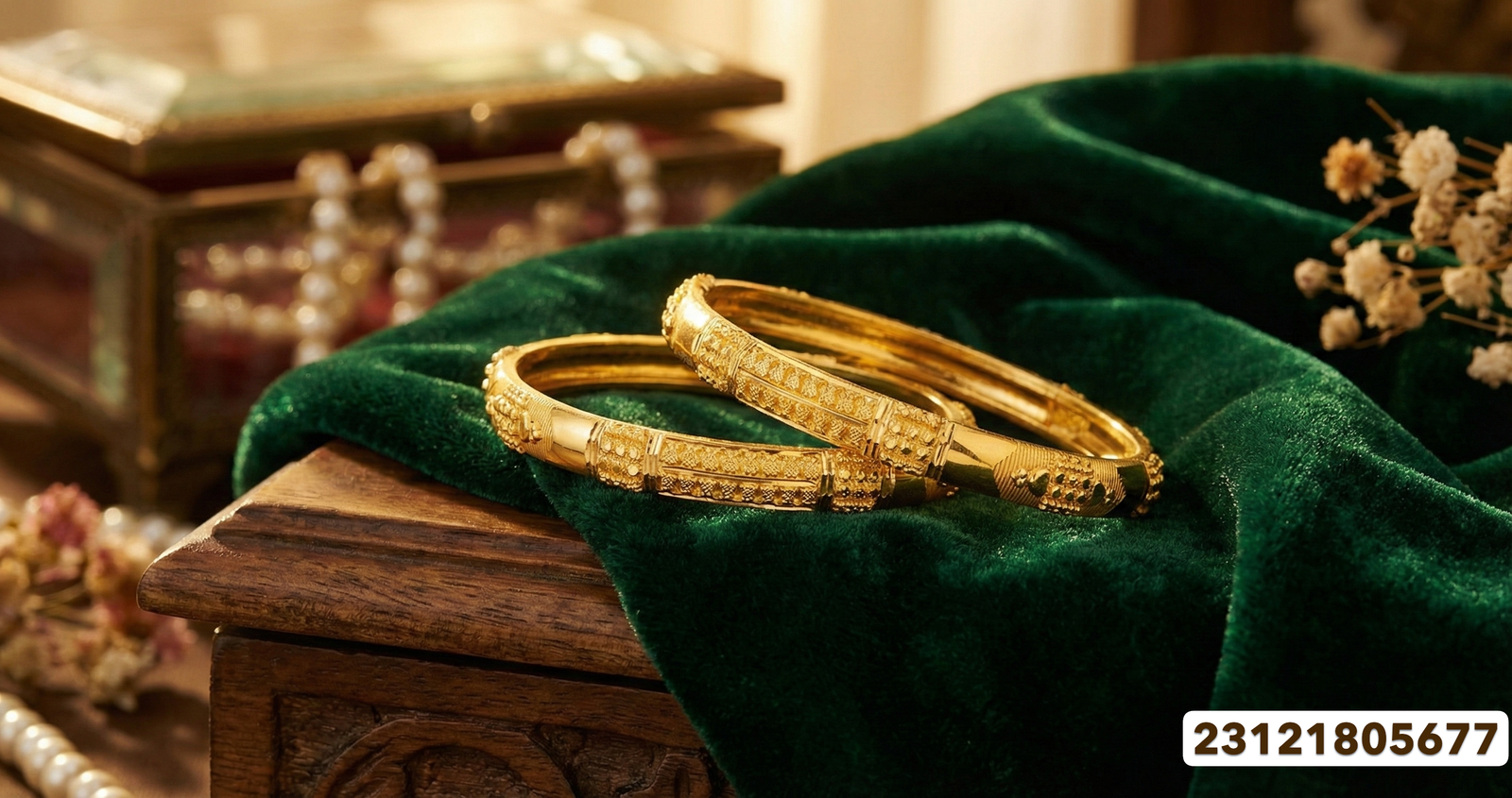 Gold Bangles Collection - 38.84 Gm