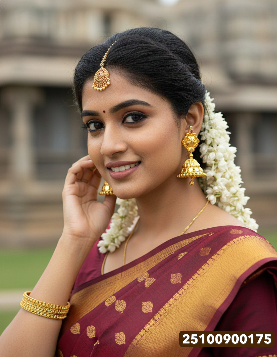 Gold Jimikki - 6.04 Gm