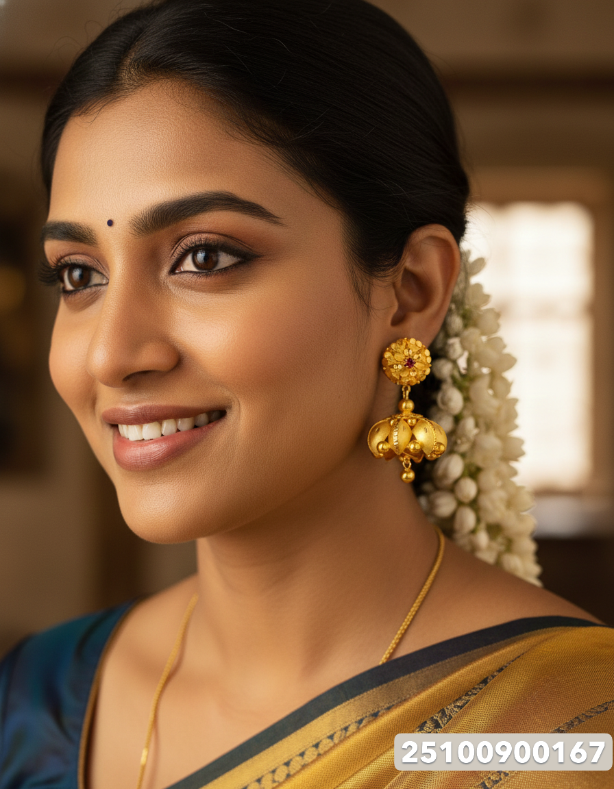 Gold Jimikki - 6.08 Gm