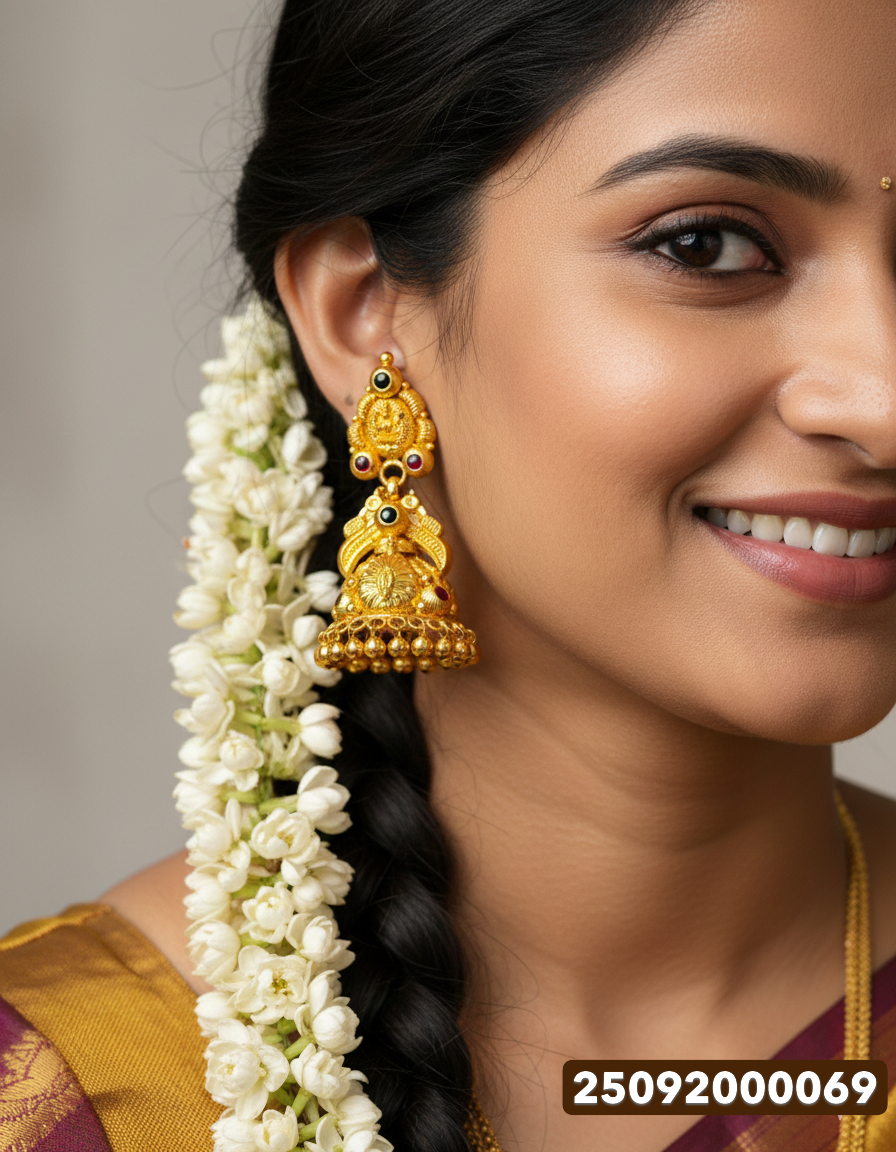 Gold Jimikki - 7.72 Gm