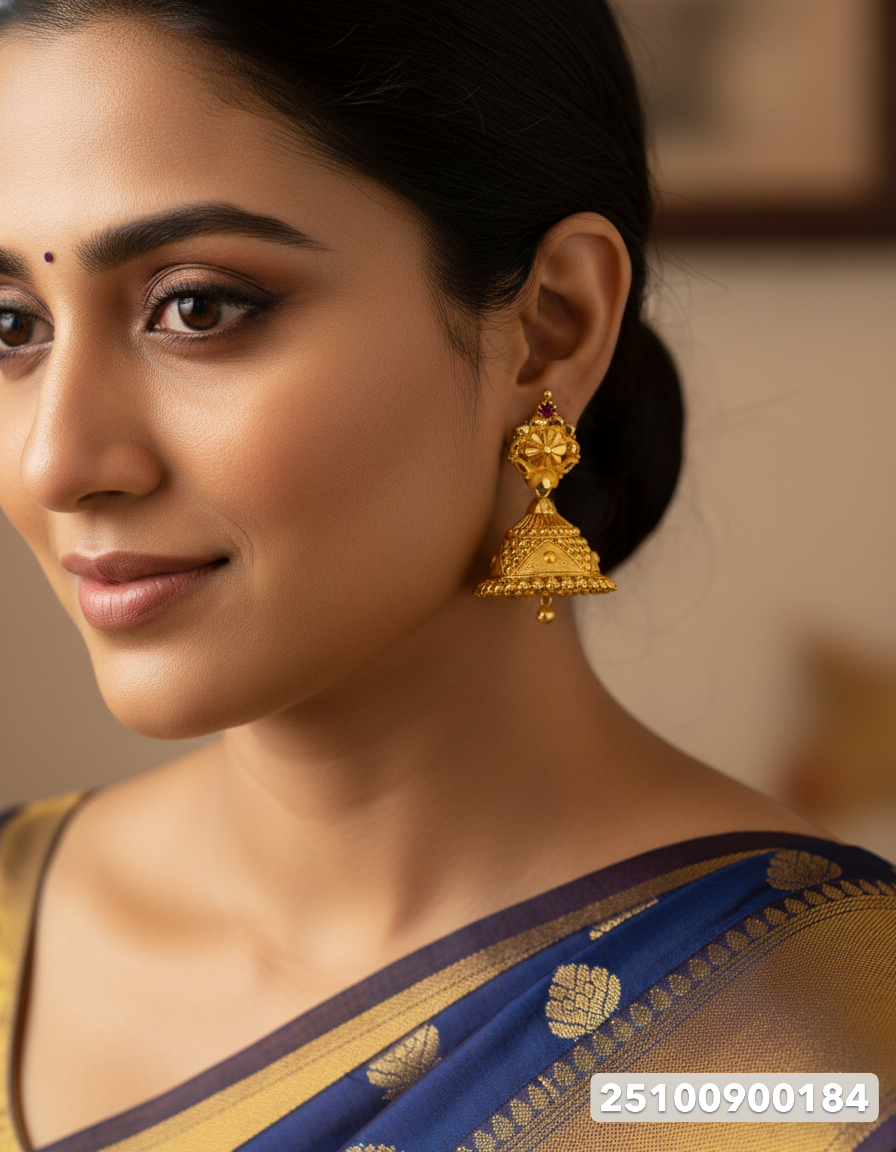 Gold Jimikki - 7.98 Gm