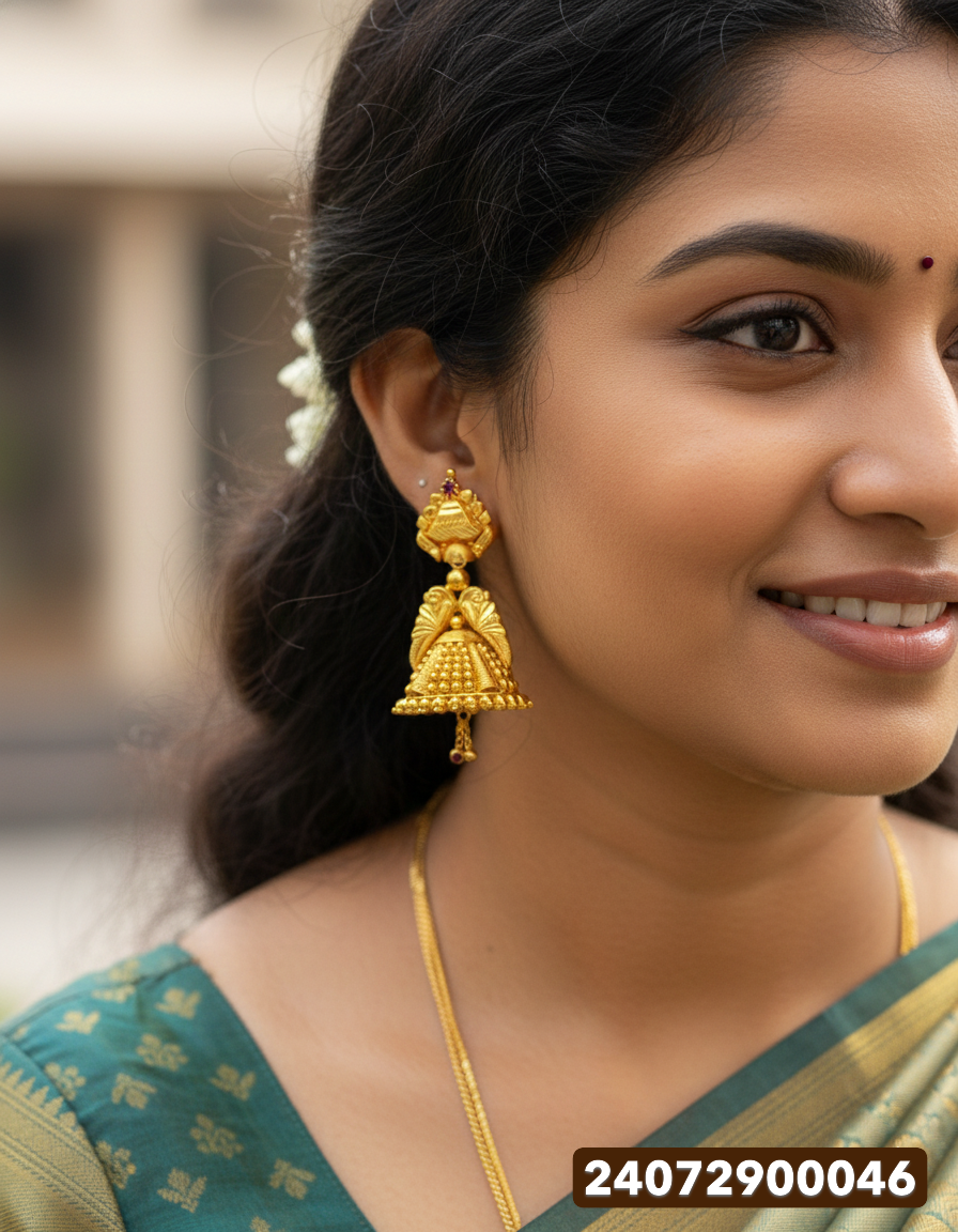 Gold Jimikki - 8.29 Gm