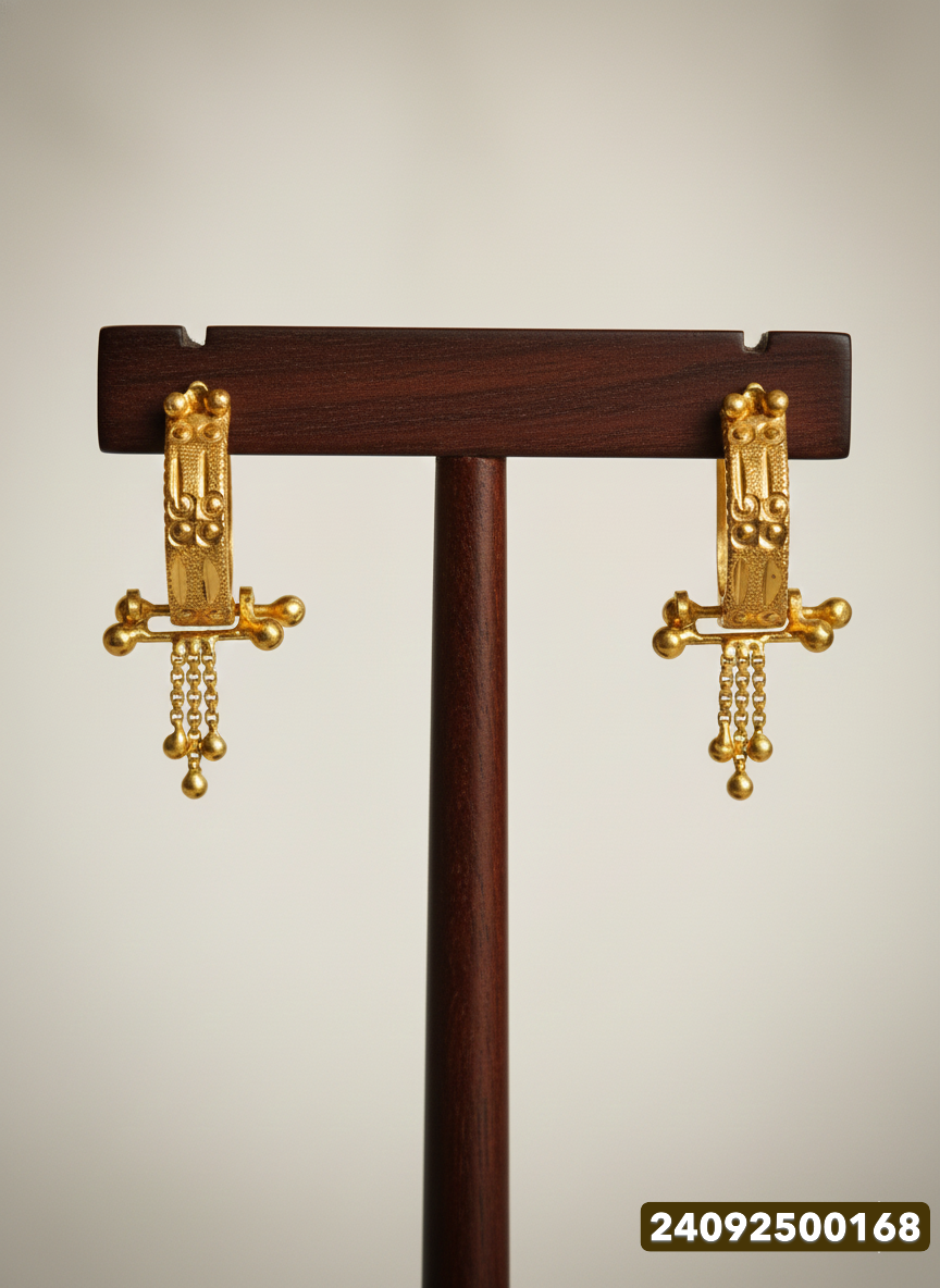 Gold Bhavali - 3.29 Gm