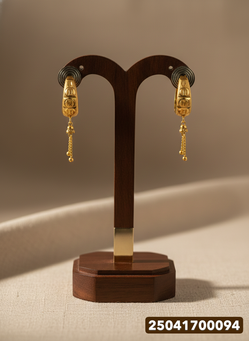 Gold Bhavali - 3.32 Gm