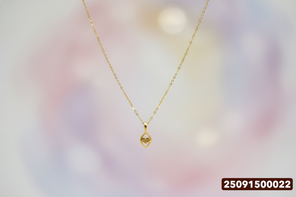 Gold Chain With Pendant - 2.1 Gm