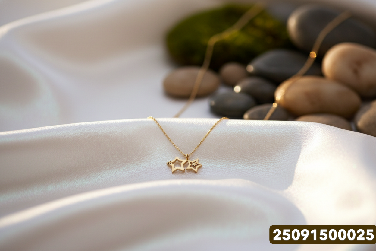 Gold Chain With Pendant - 2.3 Gm