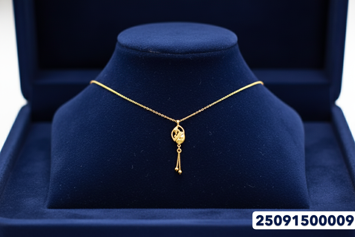 Gold Chain With Pendant - 4.1 Gm -01