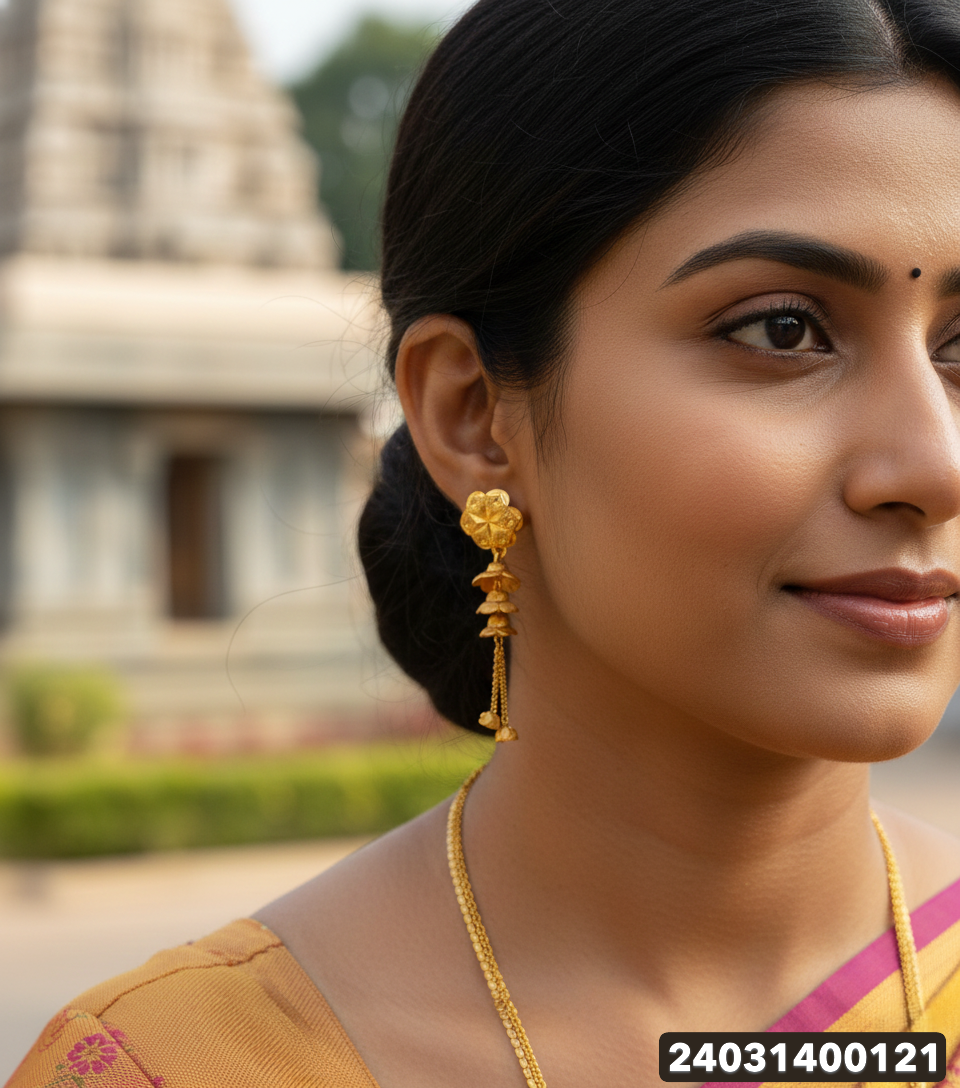 Gold Fancy Stud - 3.08 Gm - 01