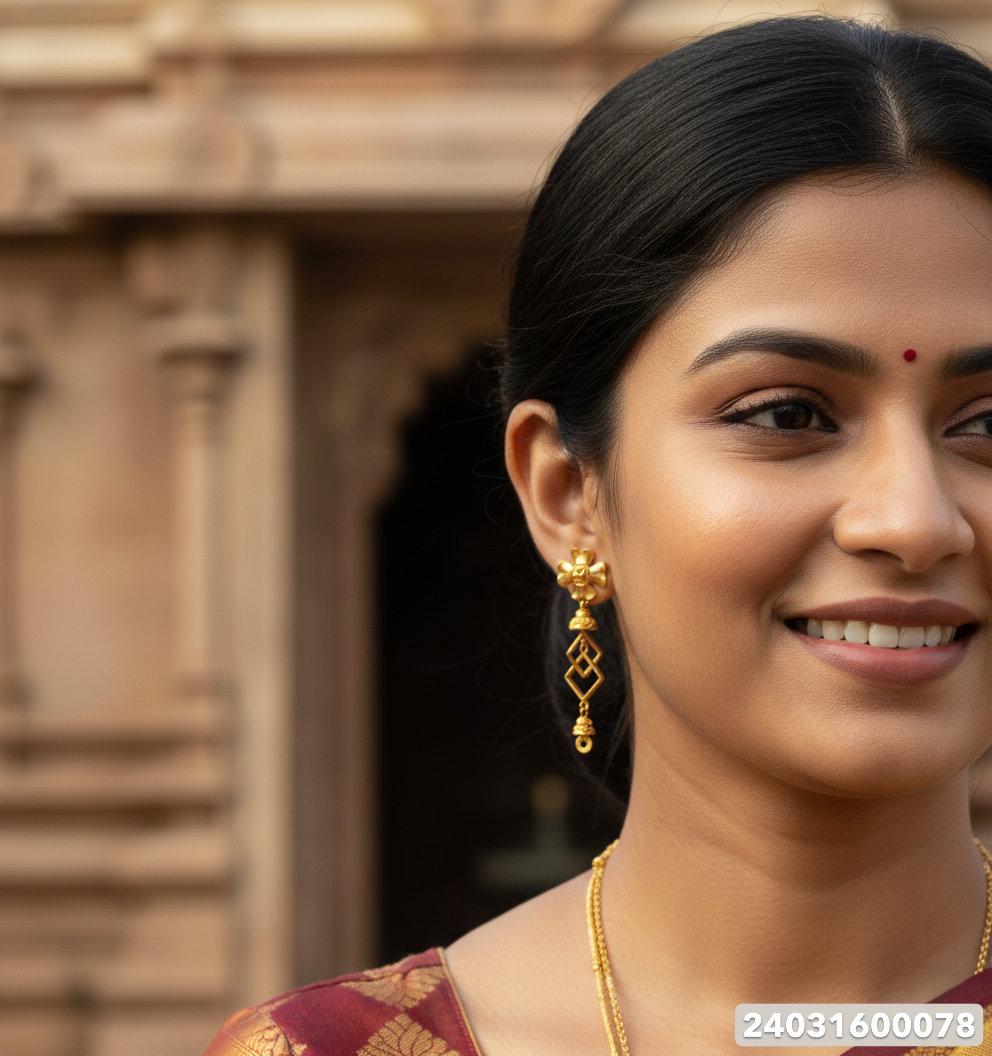 Gold Fancy Stud - 3.71 Gm