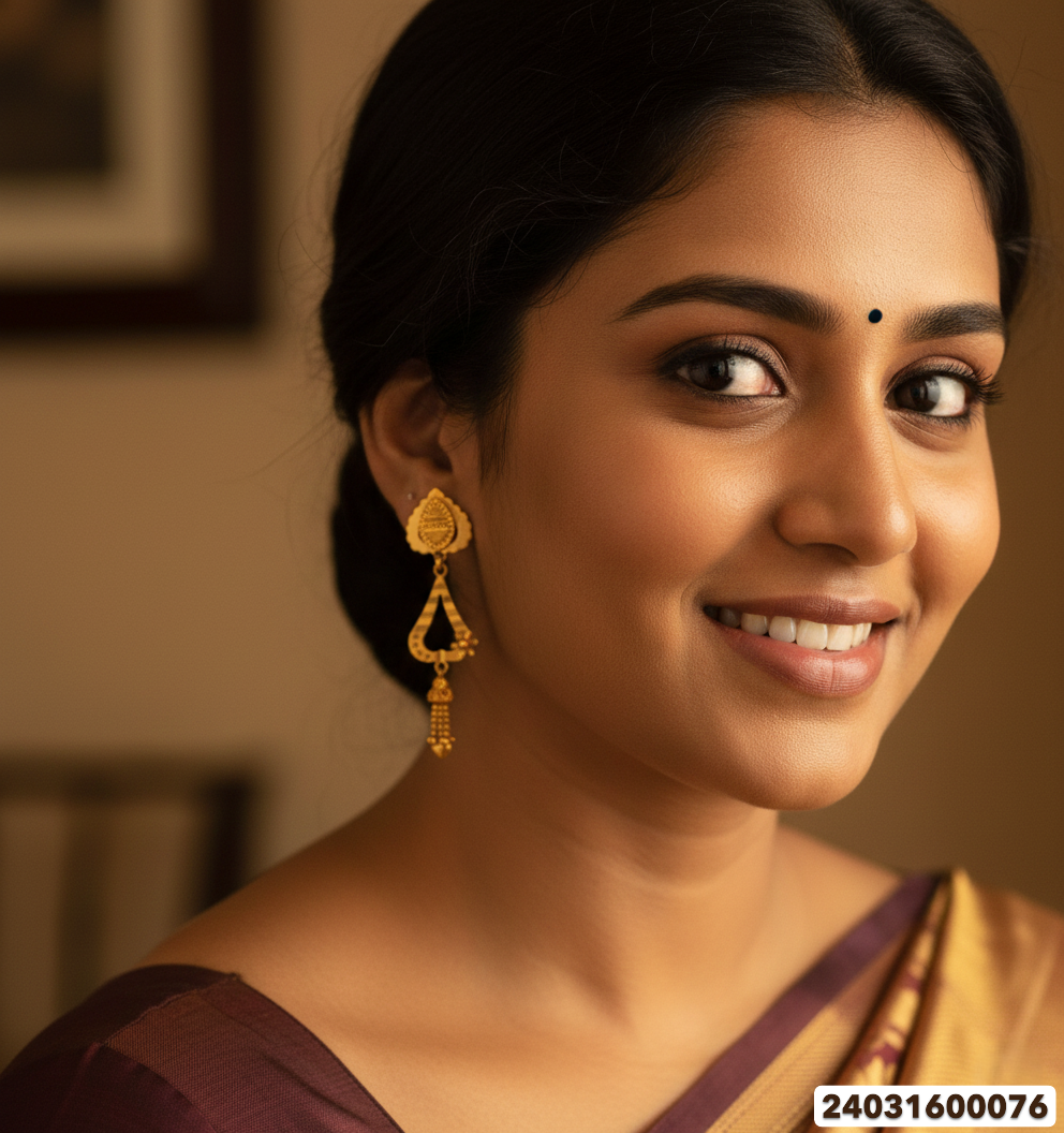 Gold Fancy Stud - 3.87 Gm - 01