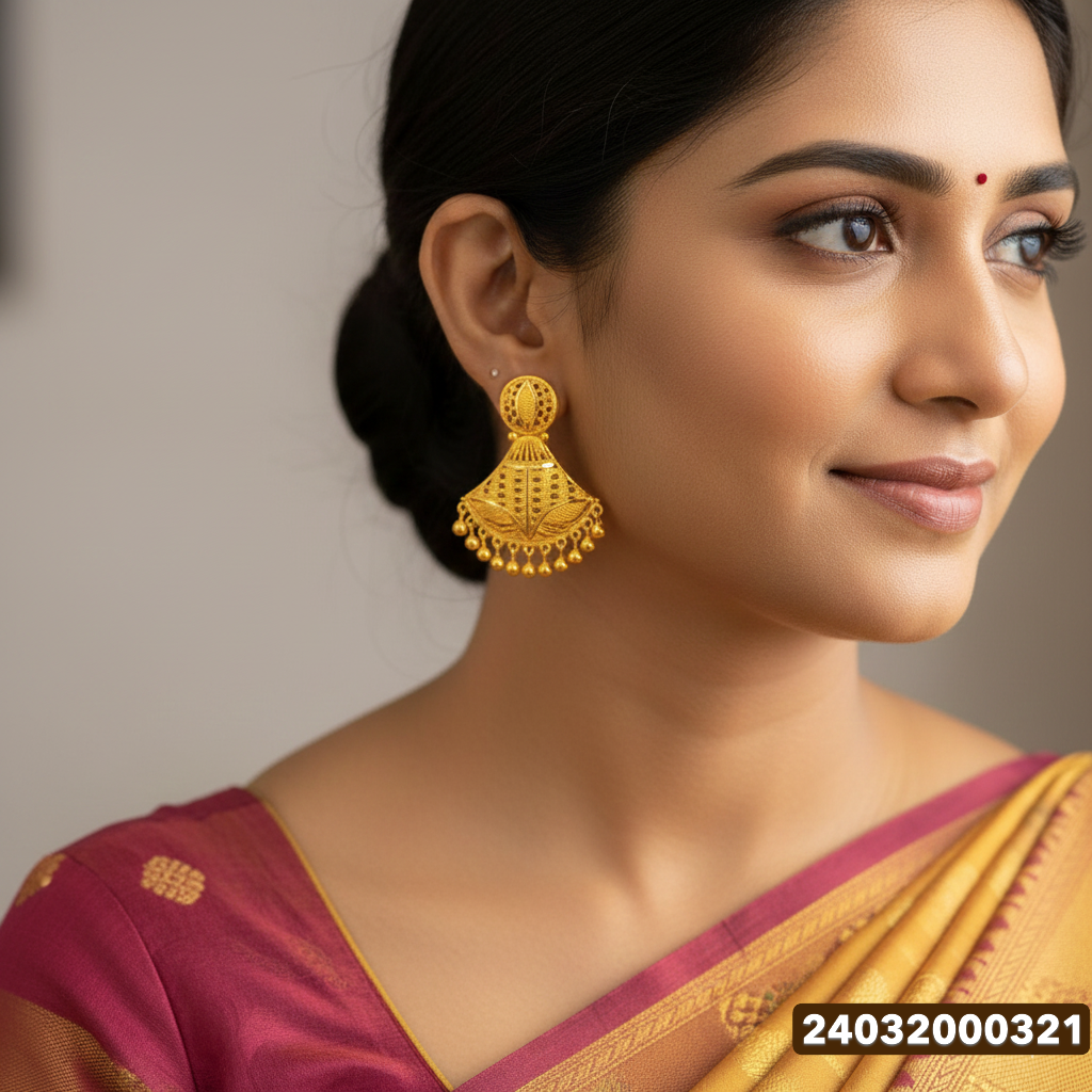 Gold Fantastic Stud - 10.43 Gm