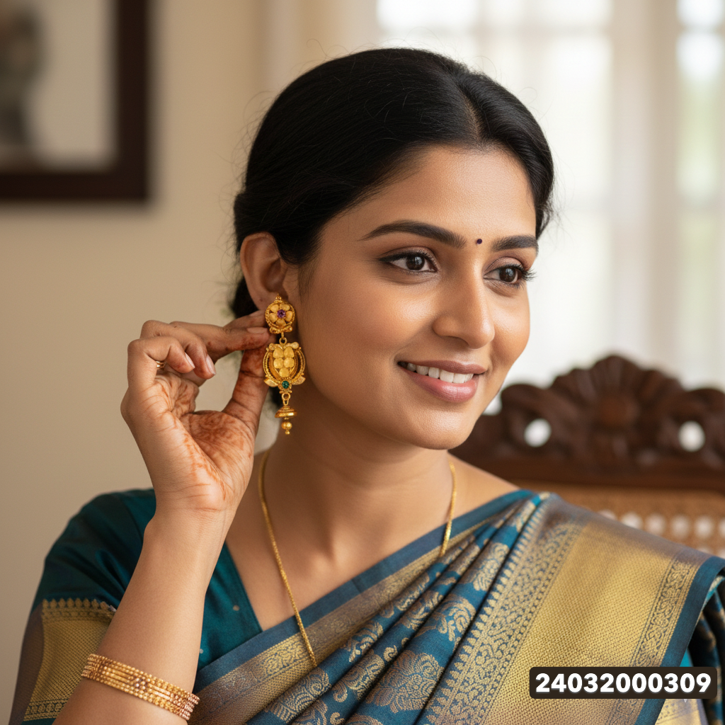 Gold Fantastic Stud - 4.03 Gm