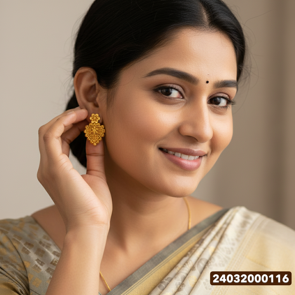 Gold Fantastic Stud - 4.9 Gm