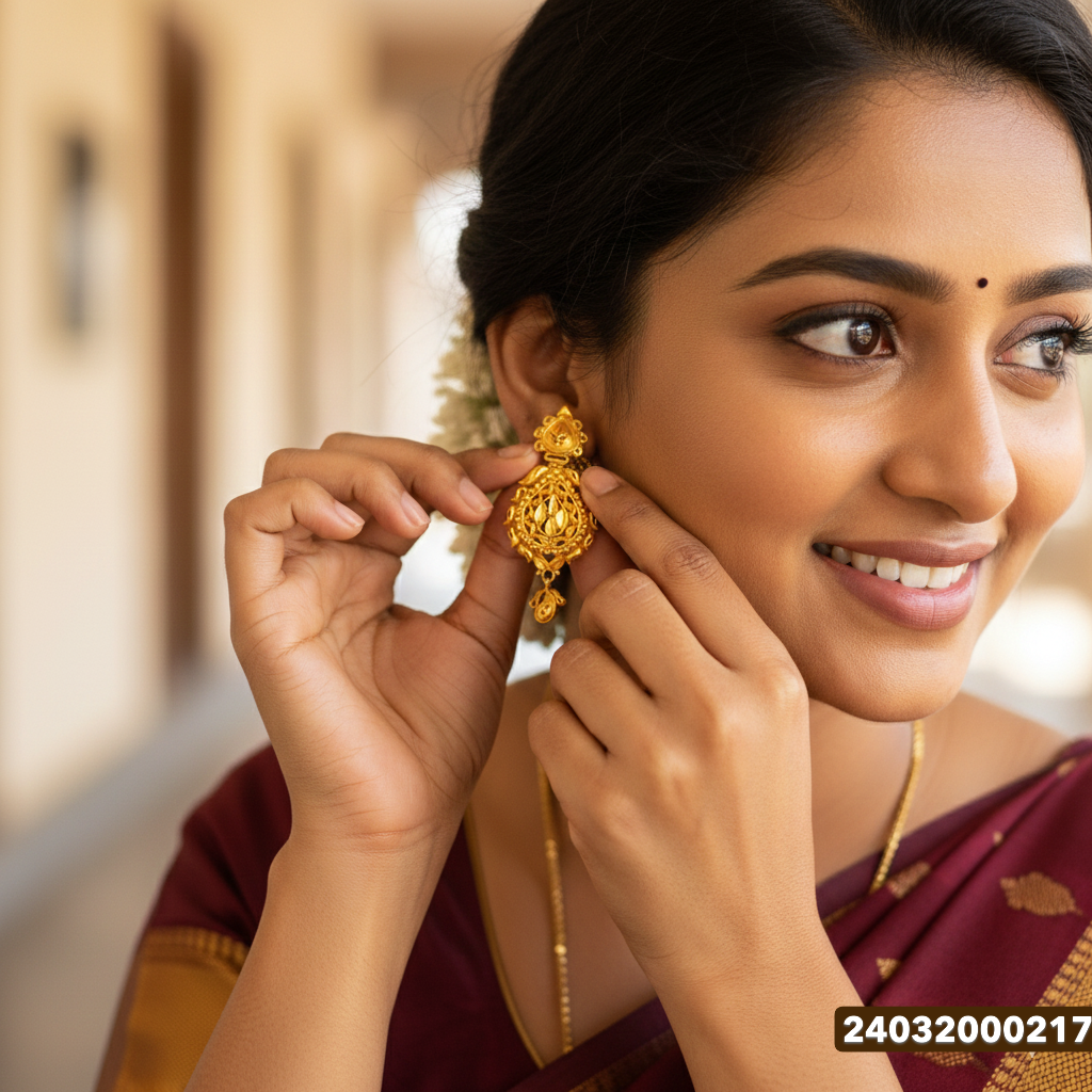 Gold Fantastic Stud - 5.93 Gm