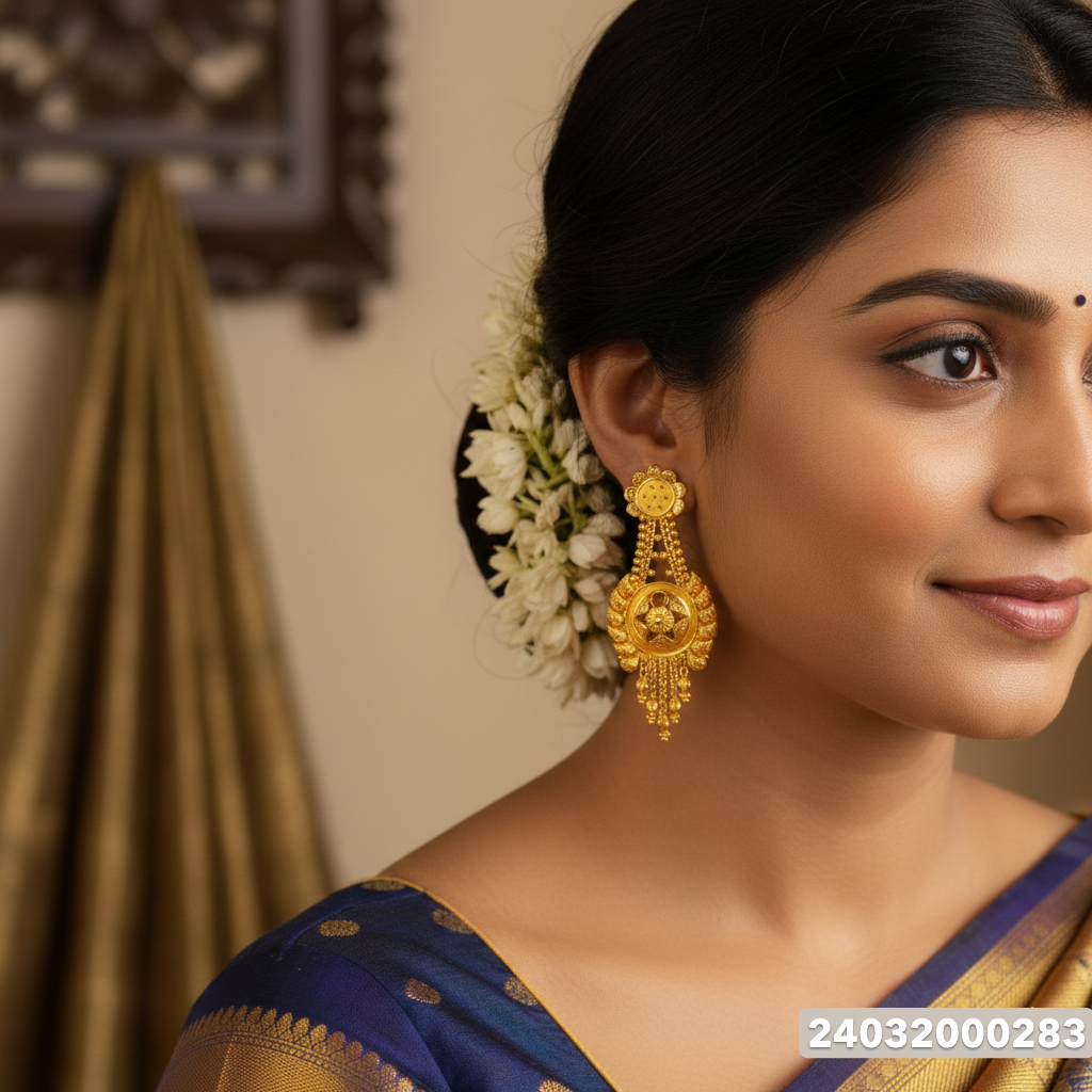 Gold Fantastic Stud - 7.93 Gm