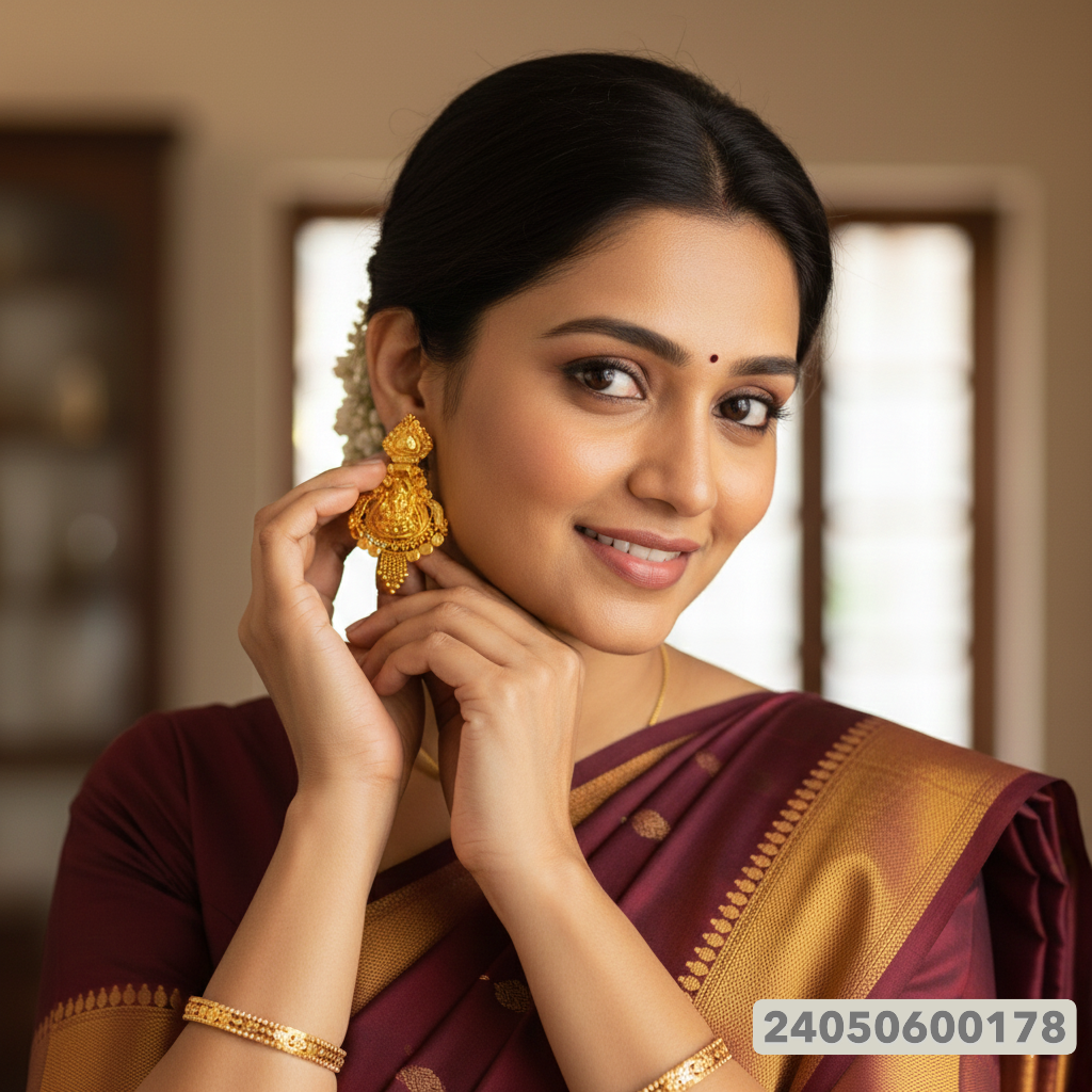 Gold Fantastic Stud - 7.96 Gm