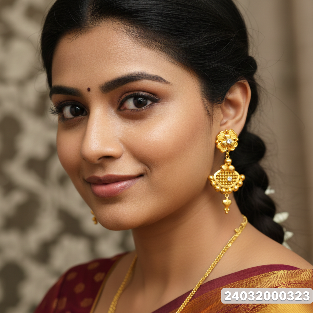 Gold Fantastic Stud - 9.74 Gm