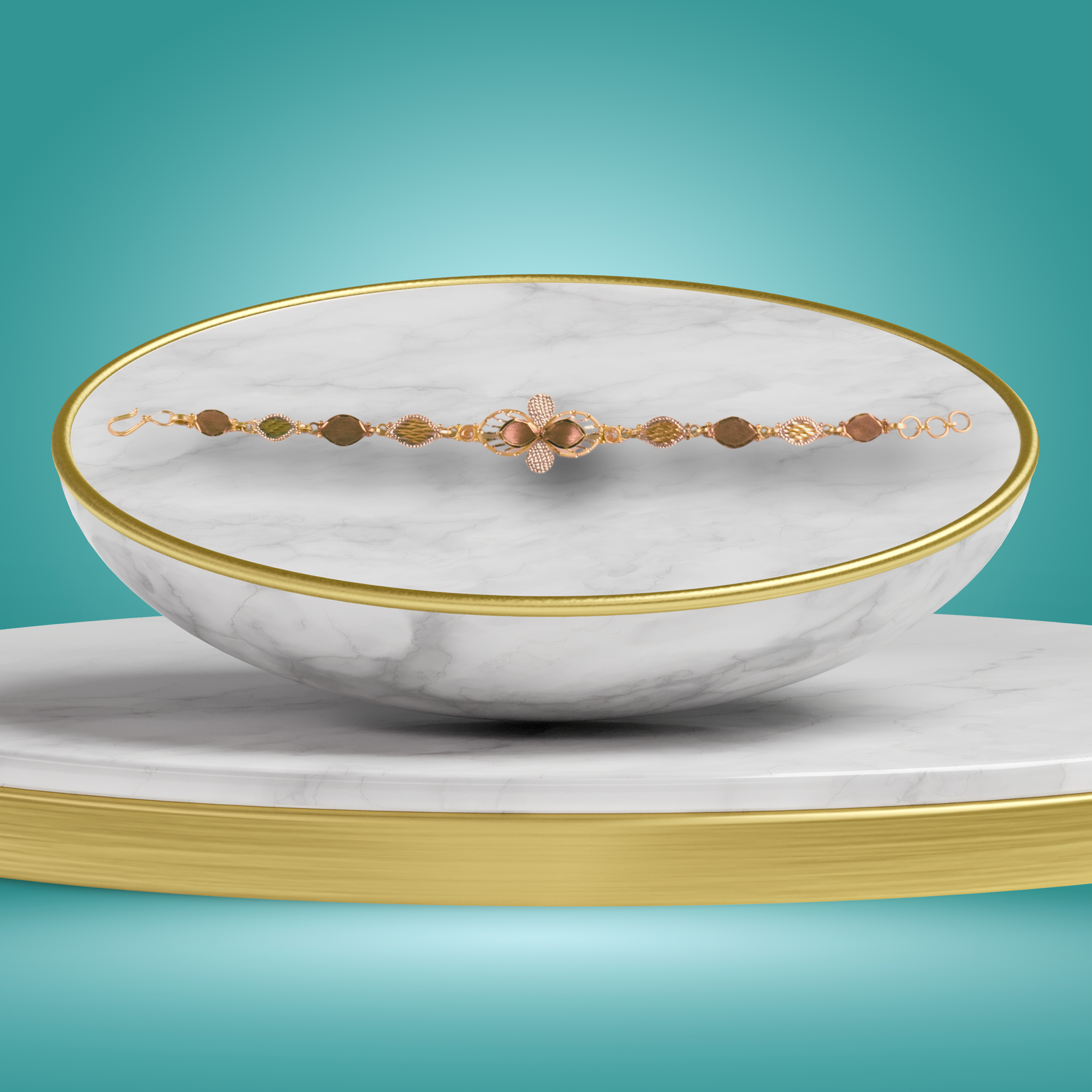 Gold Female Bracelet - 7.81 Gm