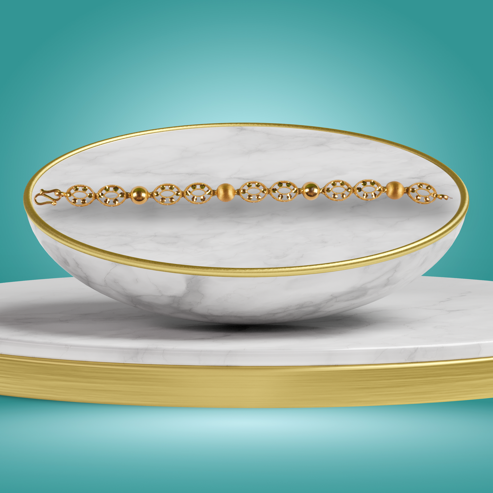 Gold Female Bracelet - 8.72 Gm