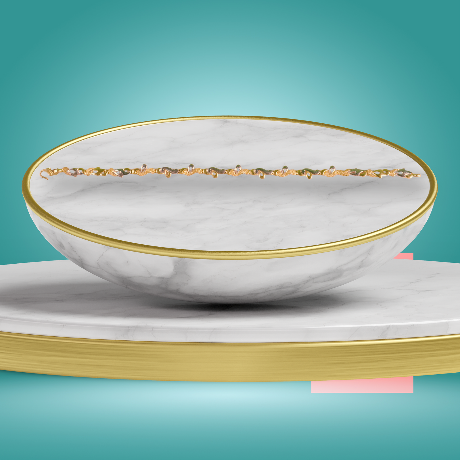 Gold Female Bracelet - 9.38 Gm