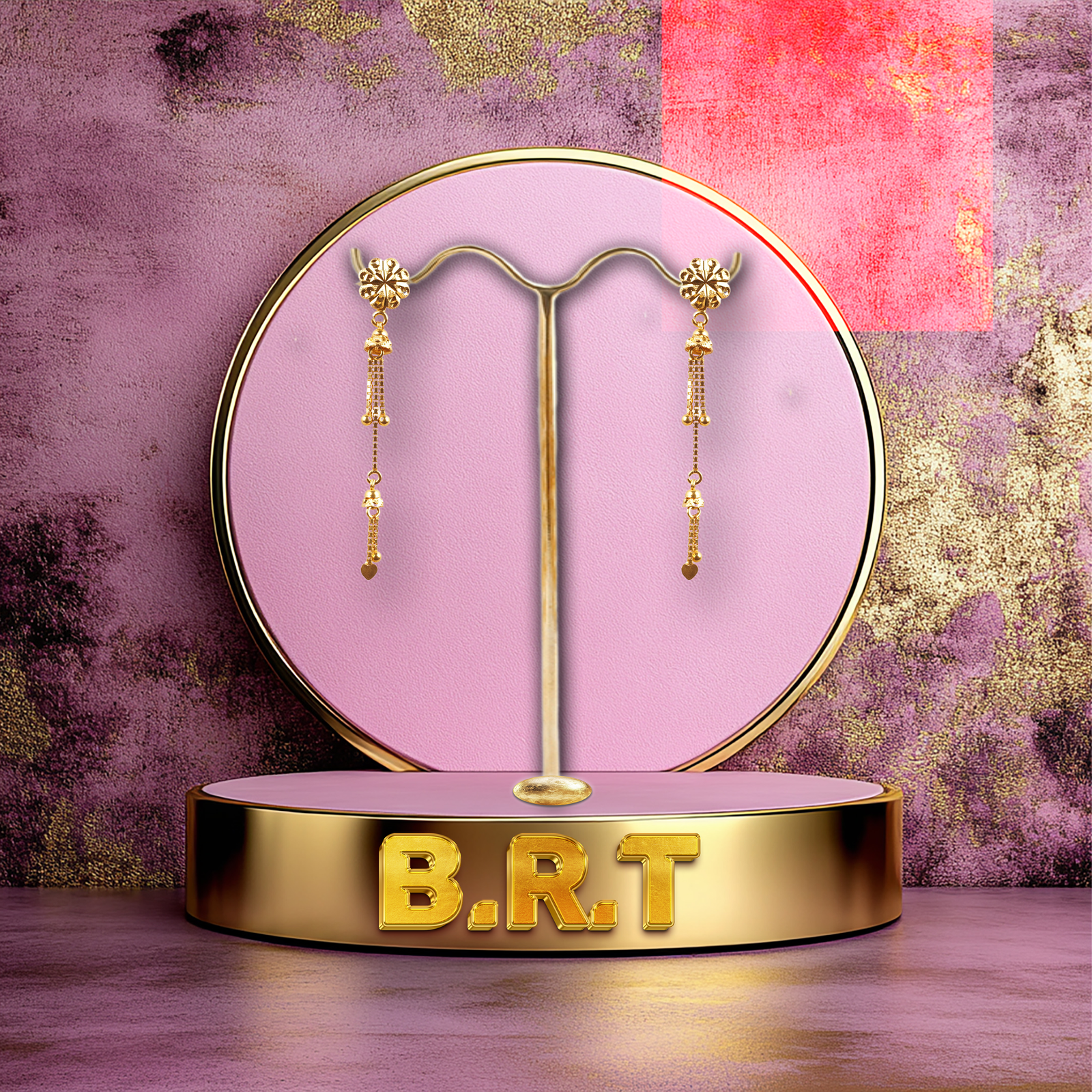 Gold Hangings - 3.2 Gm