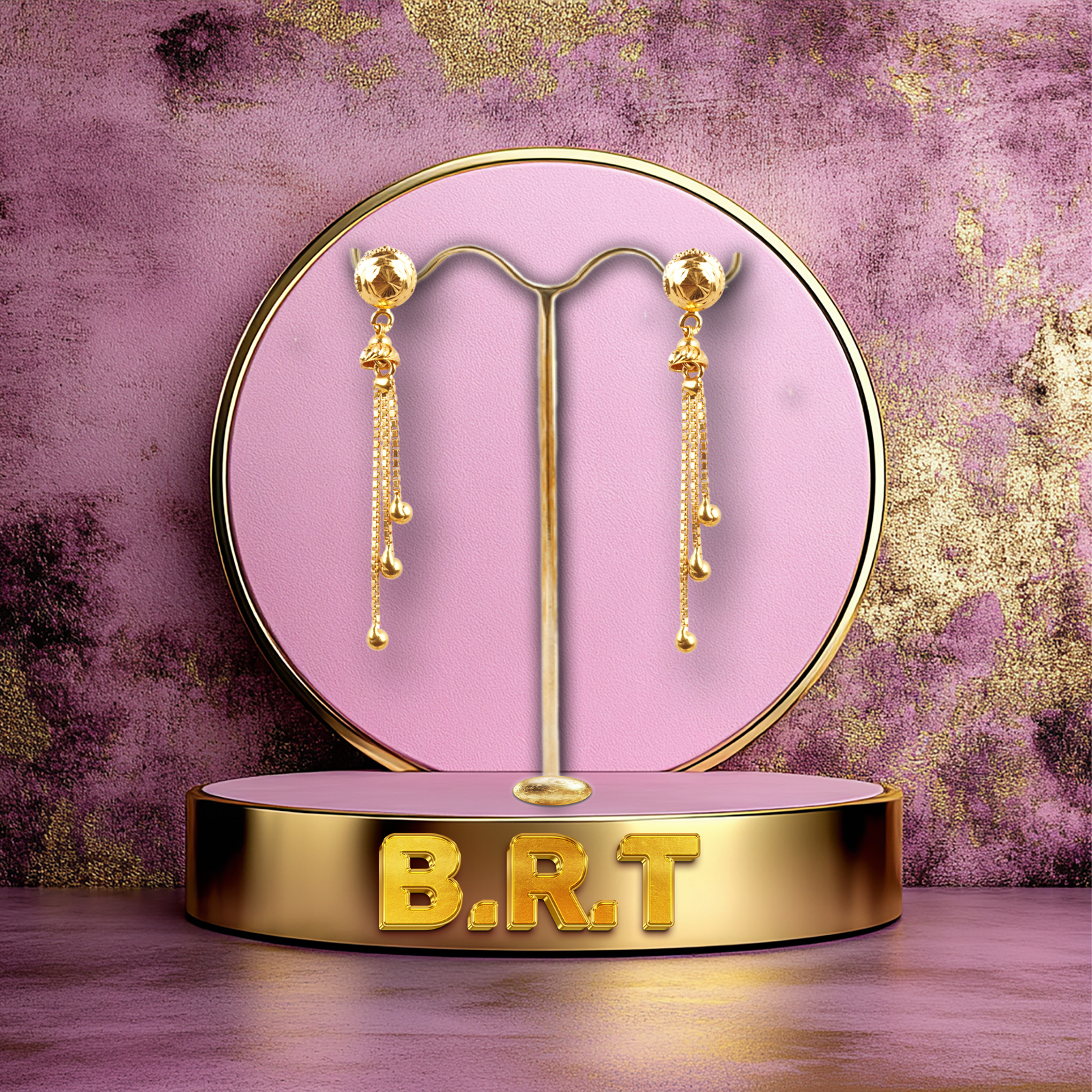 Gold Hangings - 3.58 Gm