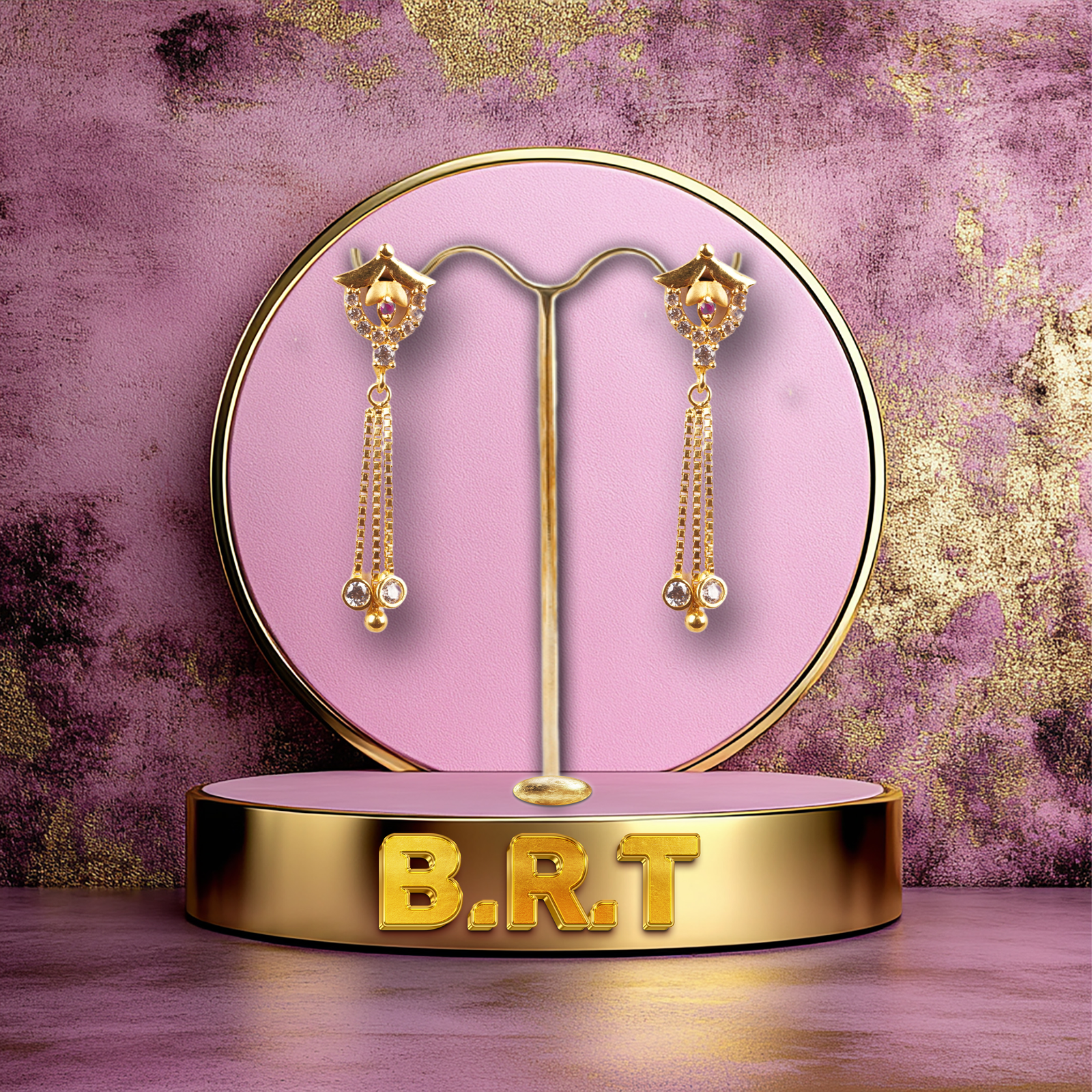 Gold Hangings - 3.33 Gm