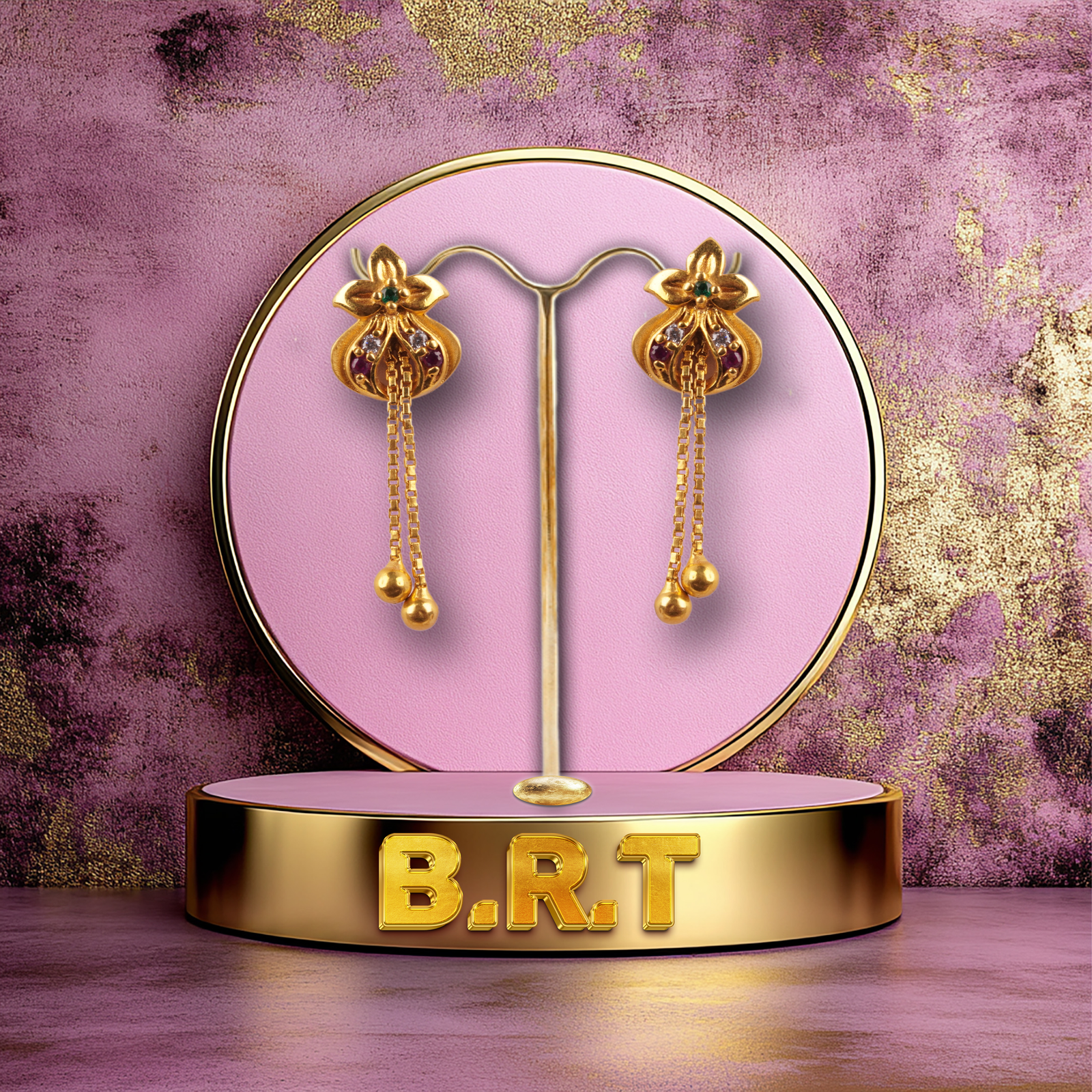 Gold Hangings - 3.9 Gm