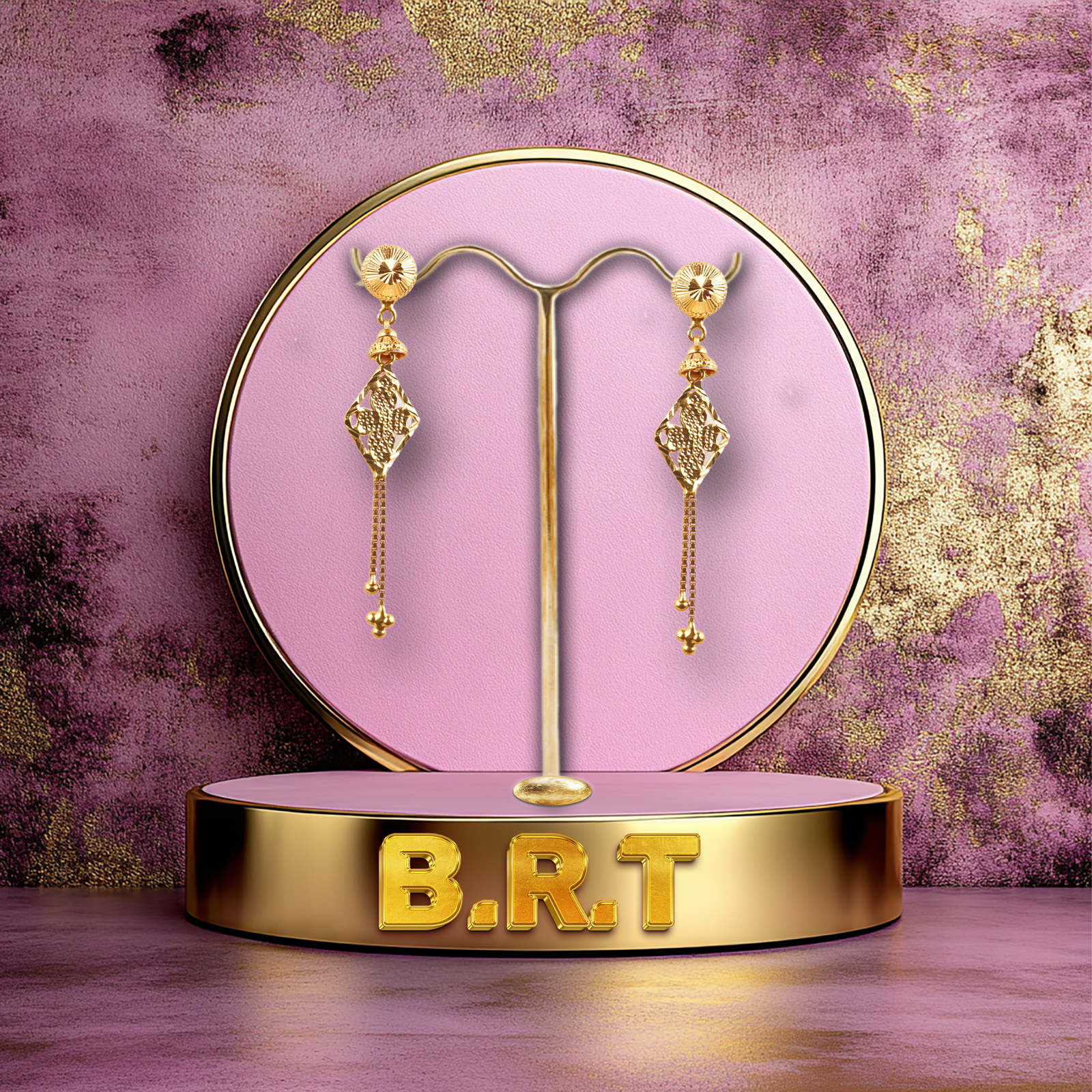 Gold Hangings - 4.26 Gm