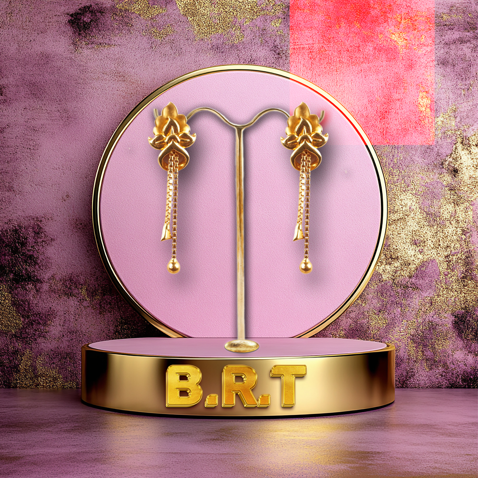 Gold Hangings - 4.33 Gm